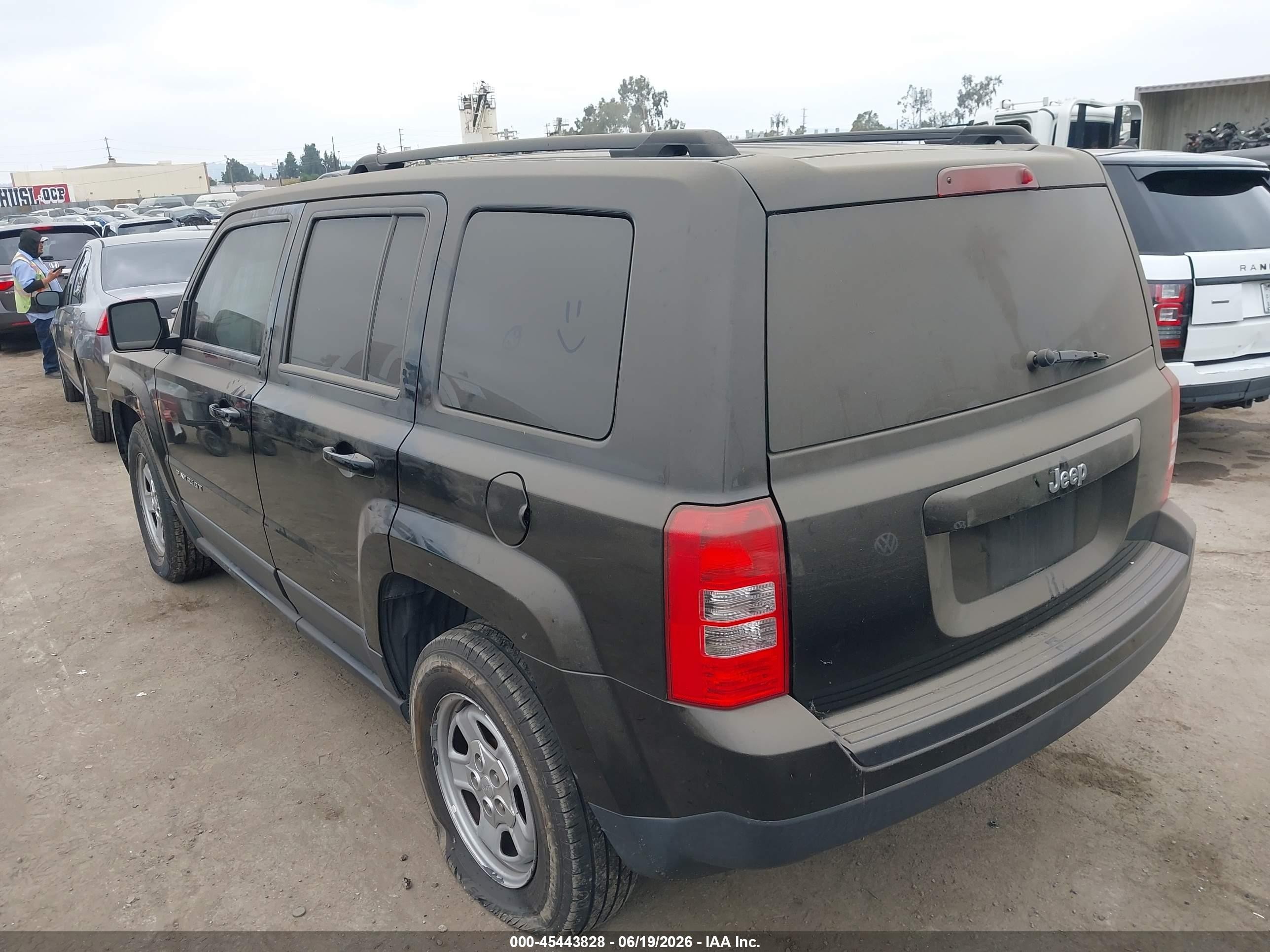 2014 Jeep Patriot Sport Black vin: 1C4NJPBA1ED777059