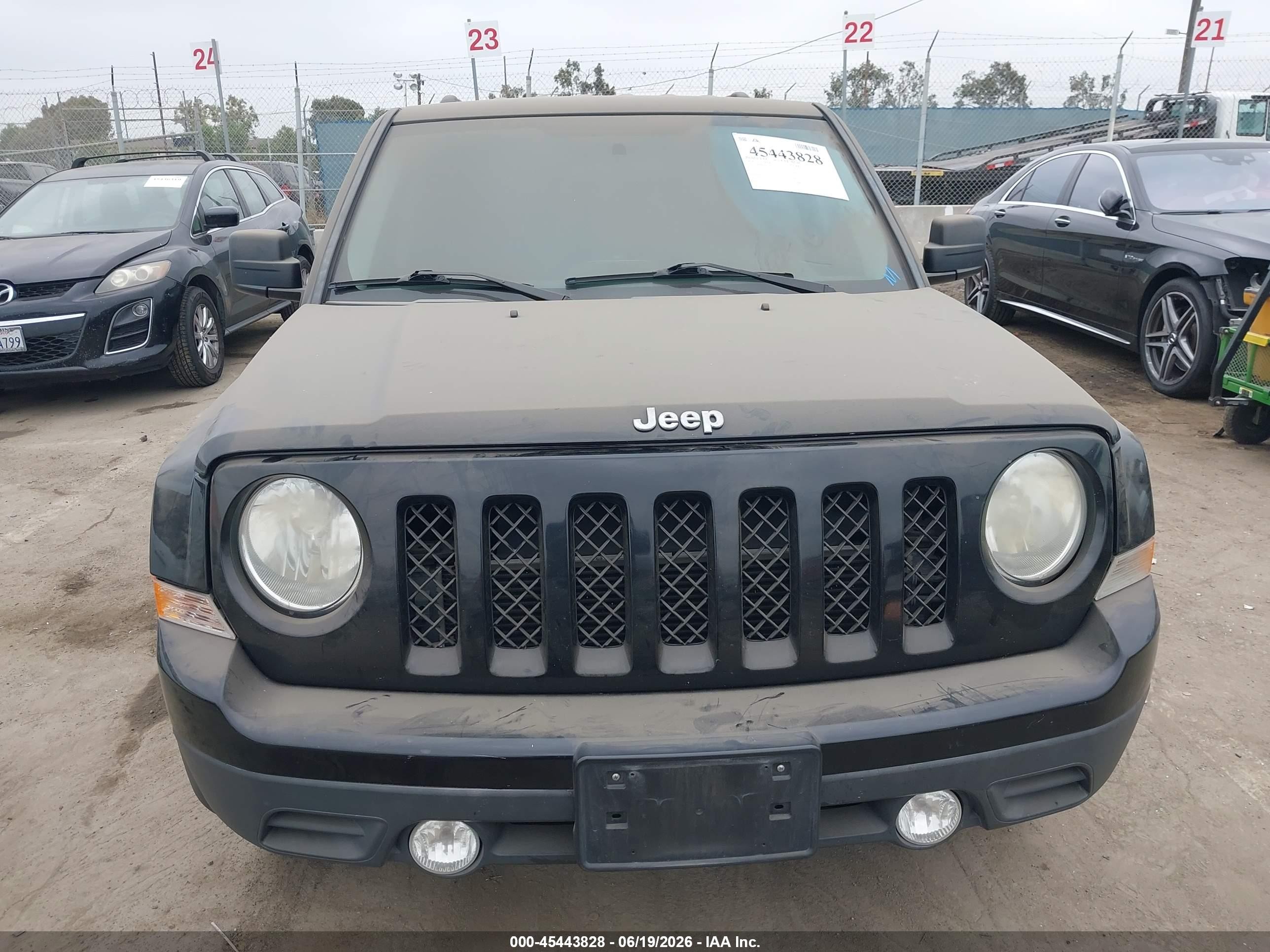 2014 Jeep Patriot Sport Black vin: 1C4NJPBA1ED777059