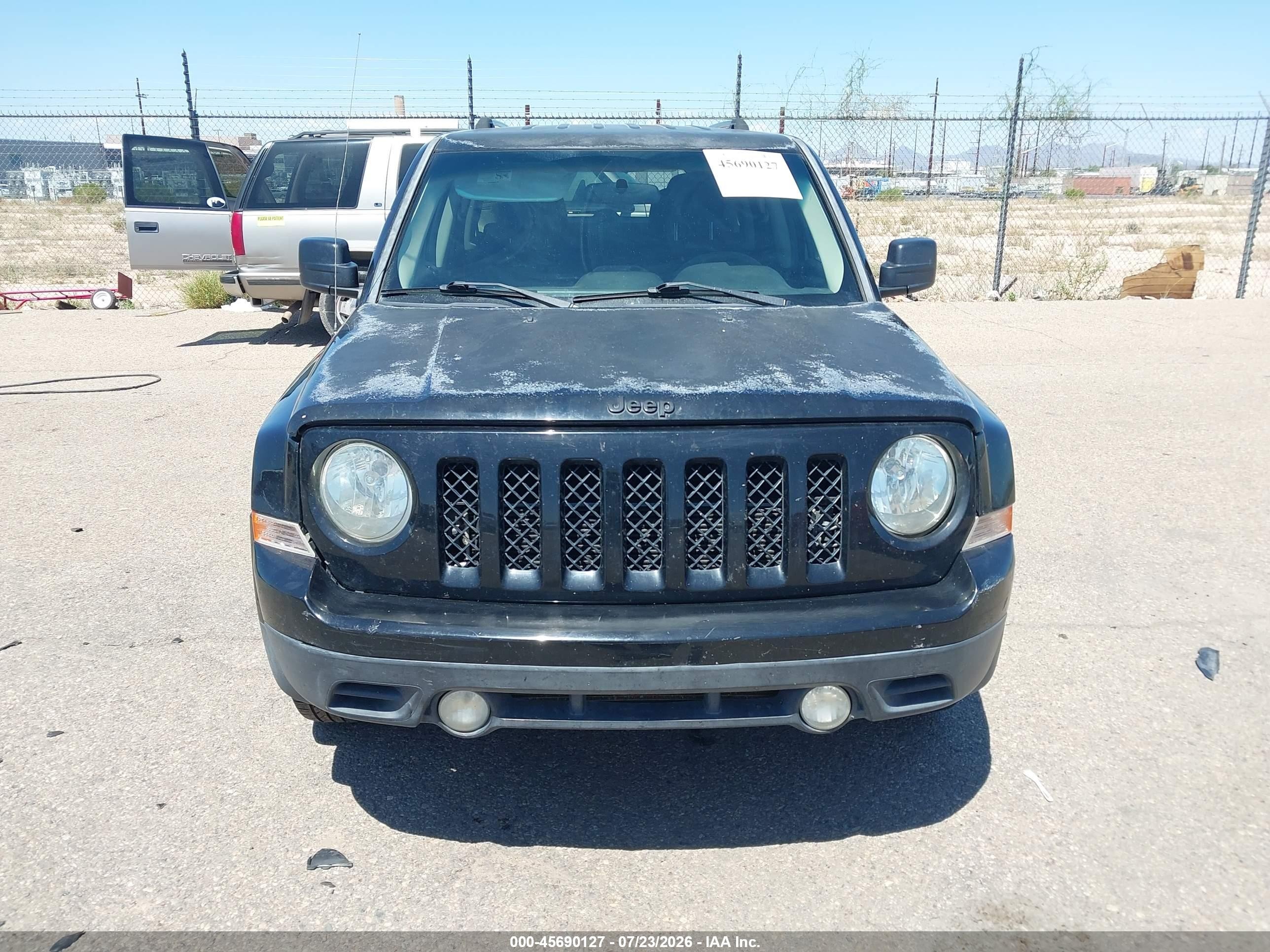 2014 Jeep Patriot Altitude Black vin: 1C4NJPBA1ED848907