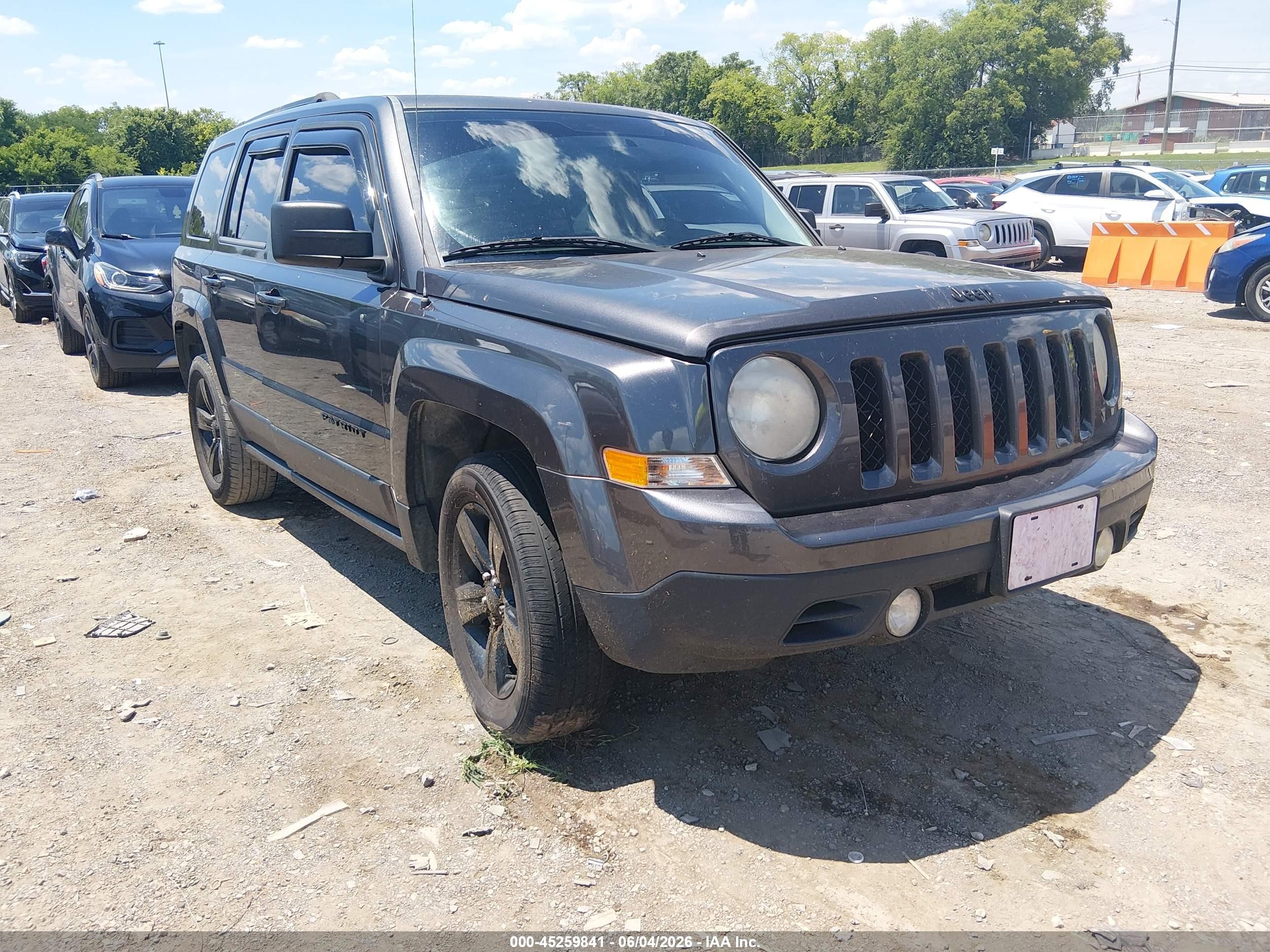 2014 Jeep Patriot Altitude Black vin: 1C4NJPBA1ED850401