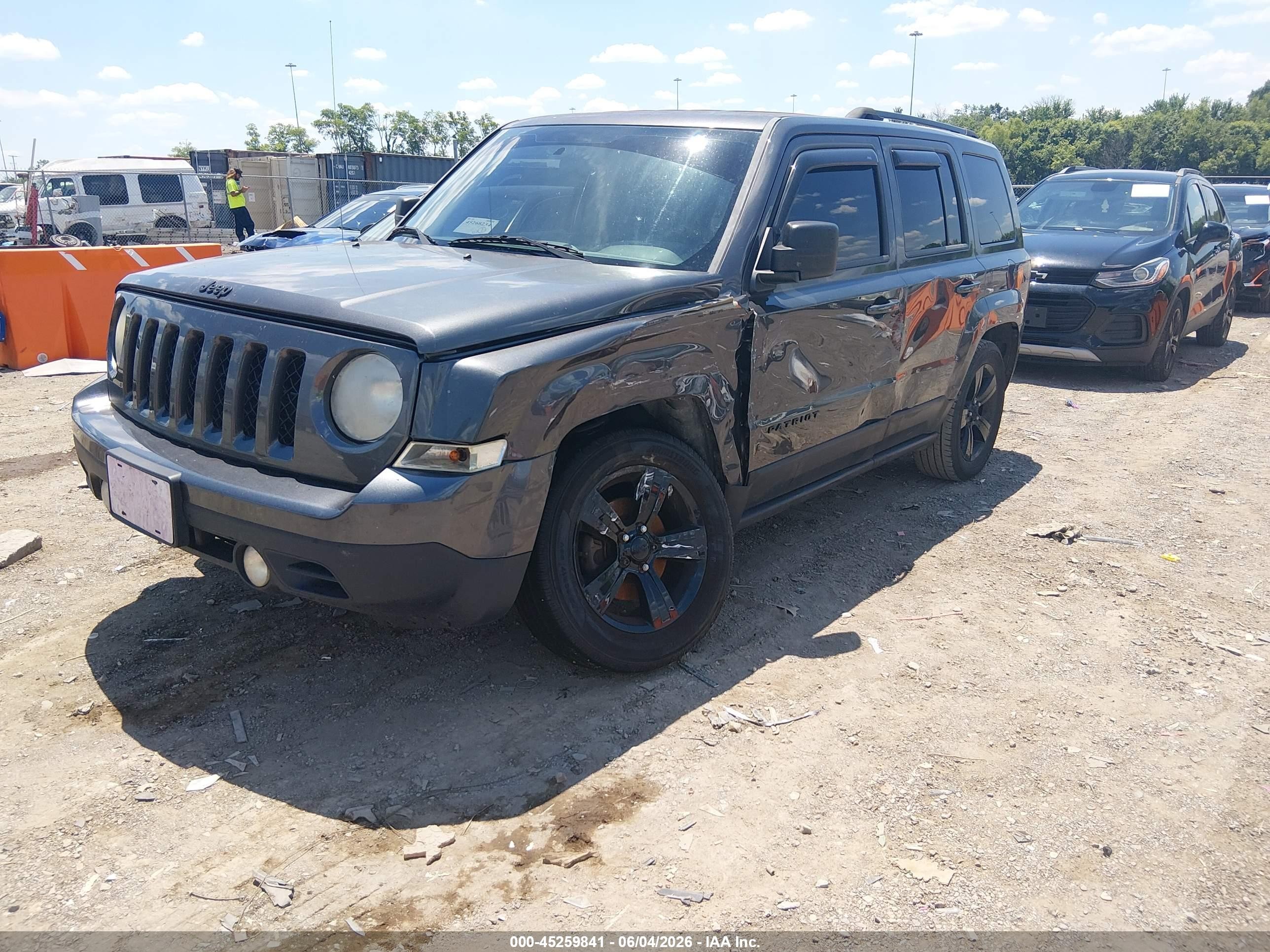 2014 Jeep Patriot Altitude Black vin: 1C4NJPBA1ED850401