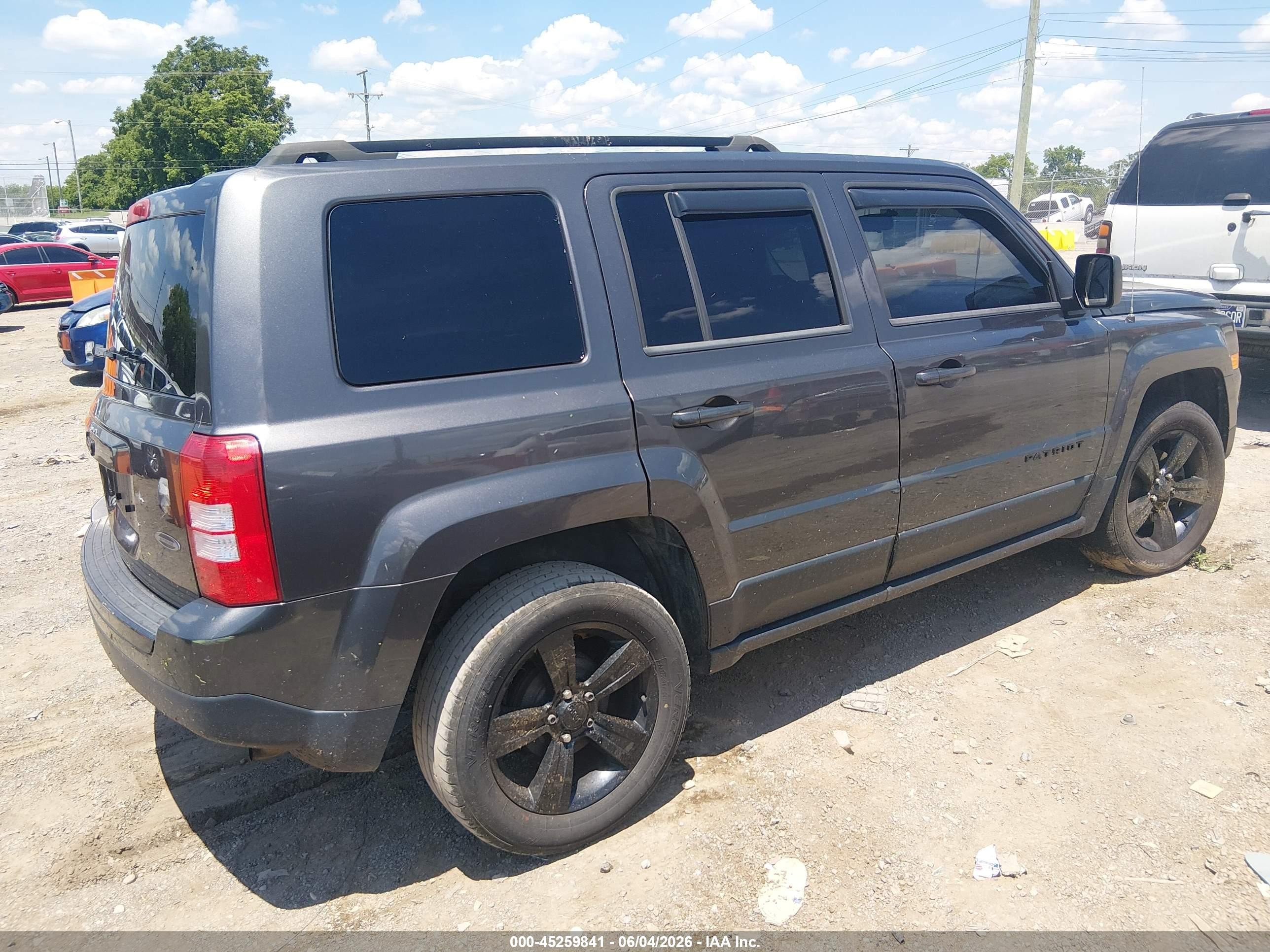 2014 Jeep Patriot Altitude Black vin: 1C4NJPBA1ED850401