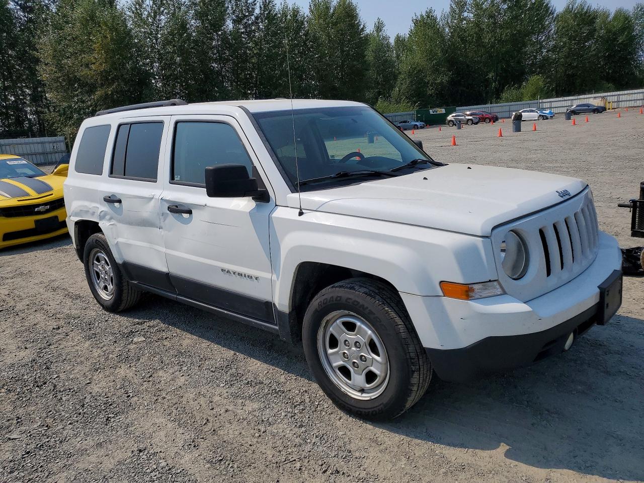 2015 Jeep Patriot Sport Белый vin: 1C4NJPBA1FD143980