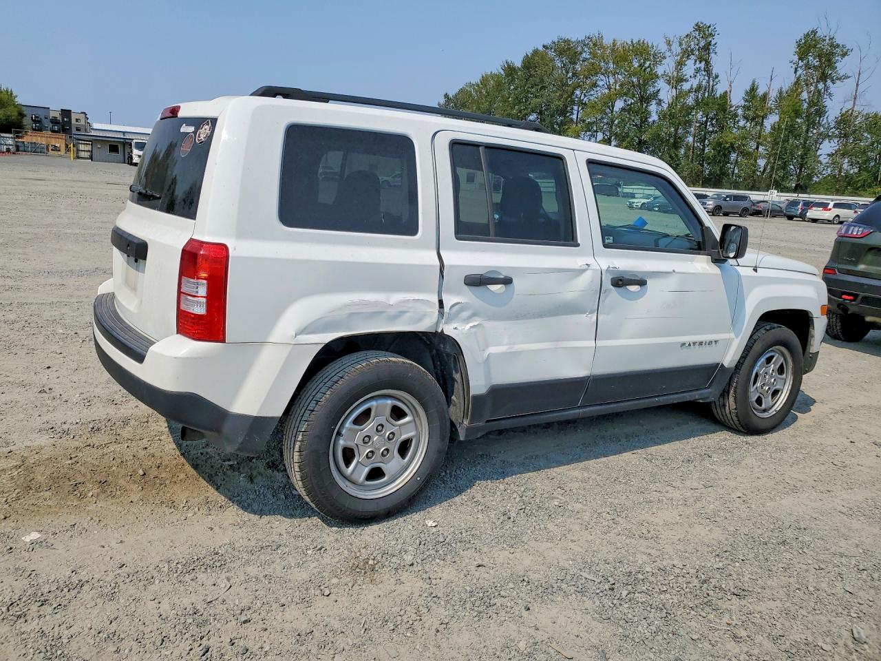 2015 Jeep Patriot Sport Белый vin: 1C4NJPBA1FD143980