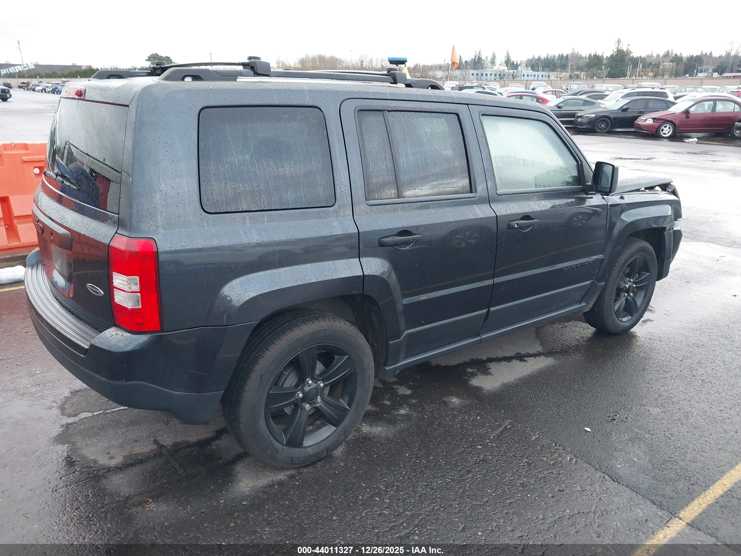 2015 Jeep Patriot Altitude Edition Серый vin: 1C4NJPBA1FD157314
