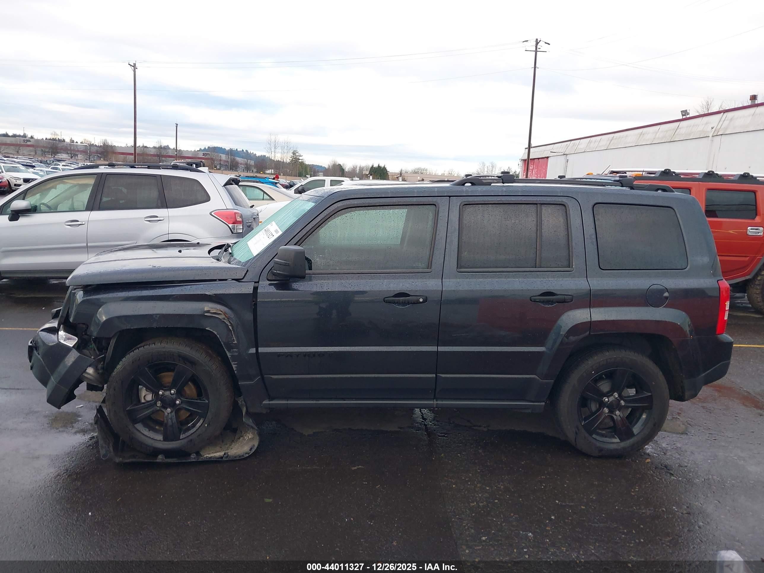 2015 Jeep Patriot Altitude Edition Серый vin: 1C4NJPBA1FD157314