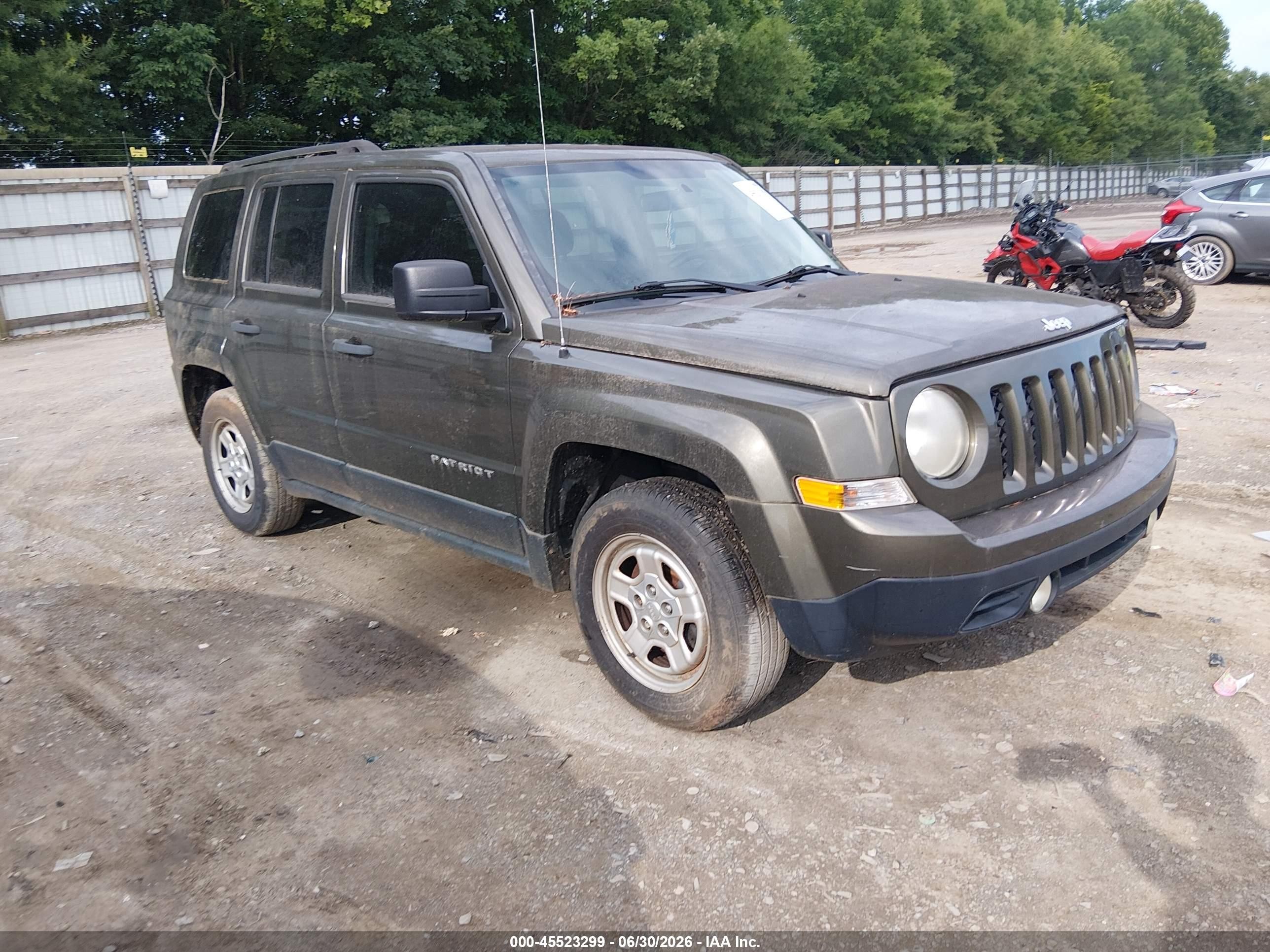 2015 Jeep Patriot Sport Зеленый vin: 1C4NJPBA1FD203546