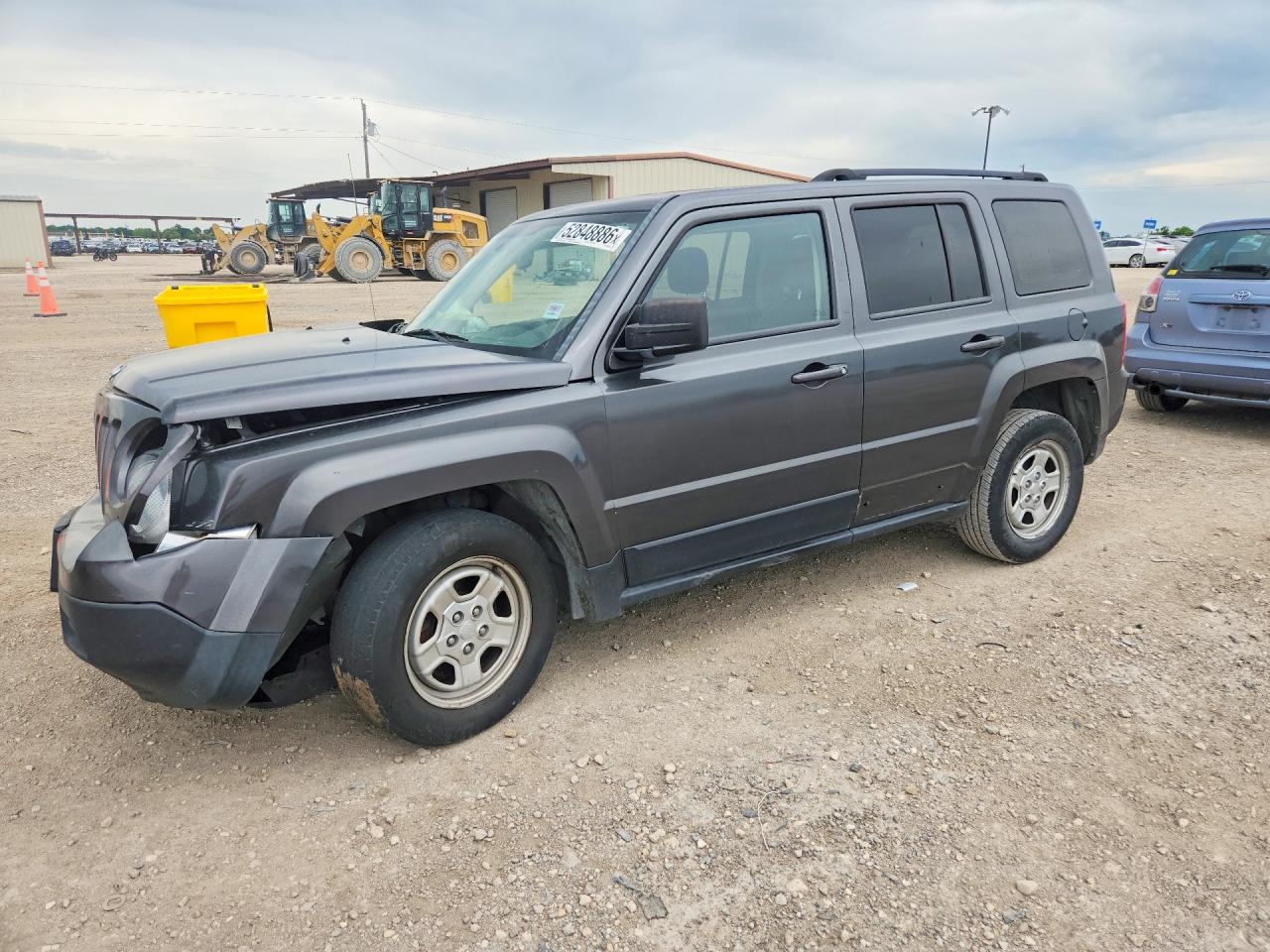 2015 Jeep Patriot Sport Gray vin: 1C4NJPBA1FD285374