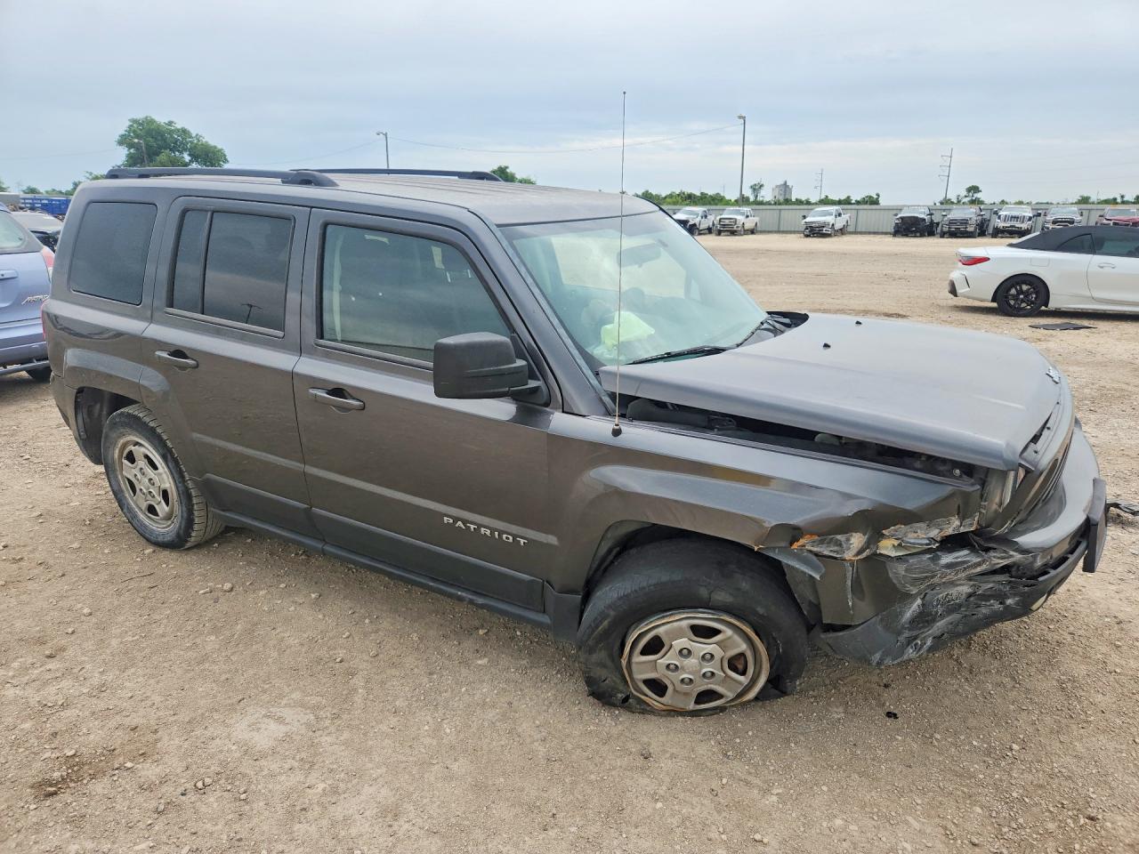 2015 Jeep Patriot Sport Gray vin: 1C4NJPBA1FD285374