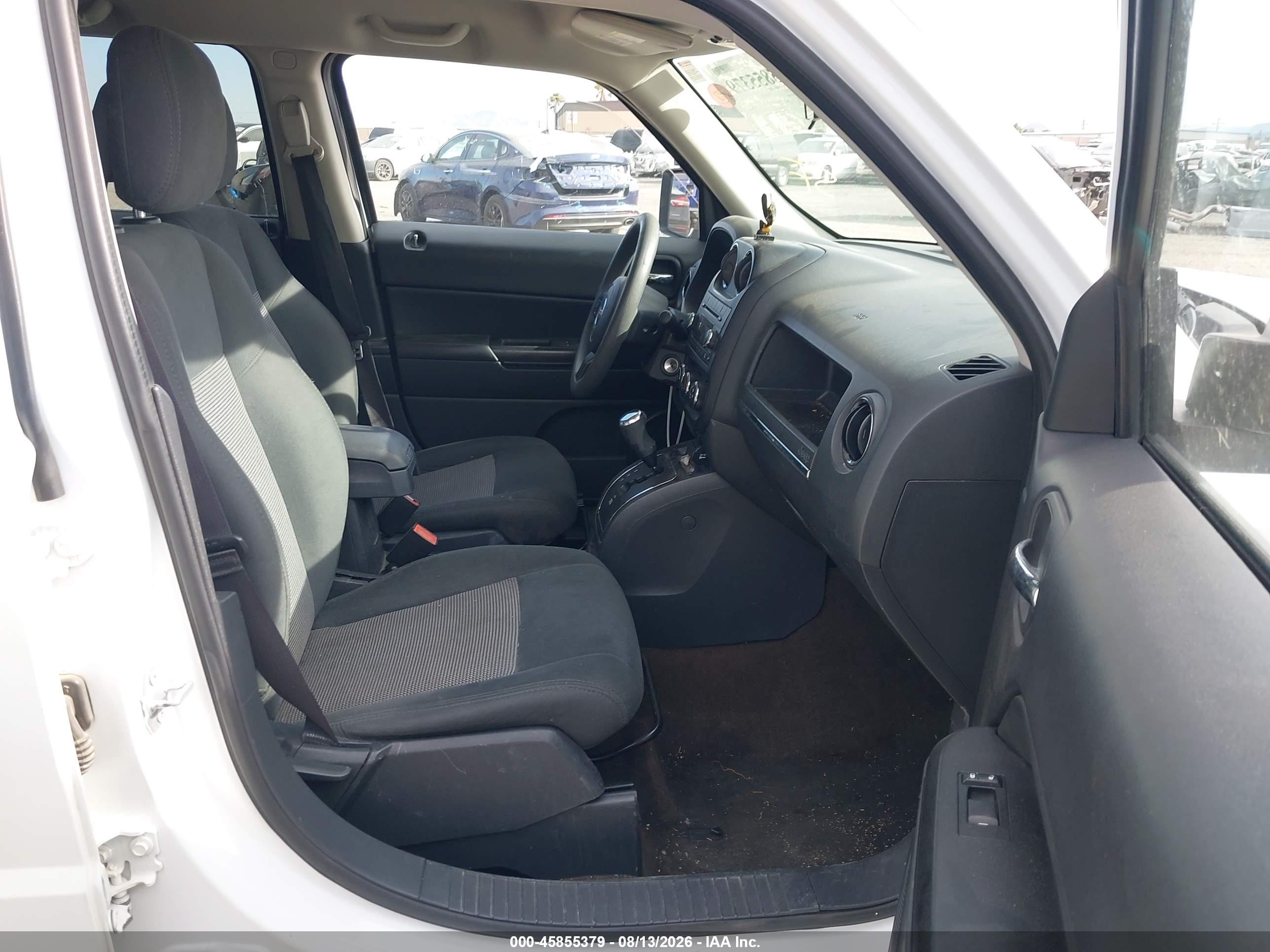 2015 Jeep Patriot Sport White vin: 1C4NJPBA1FD334055