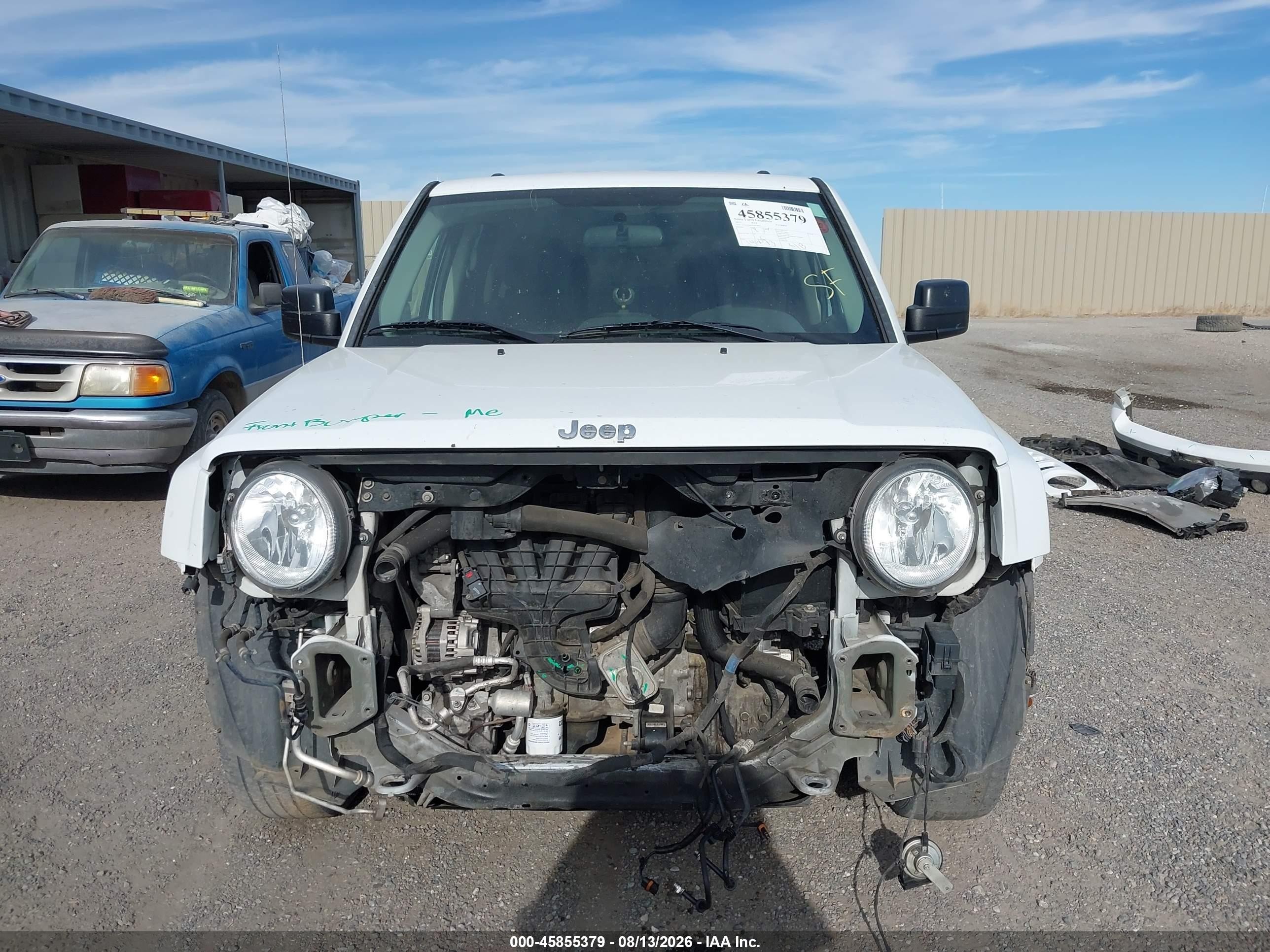 2015 Jeep Patriot Sport White vin: 1C4NJPBA1FD334055