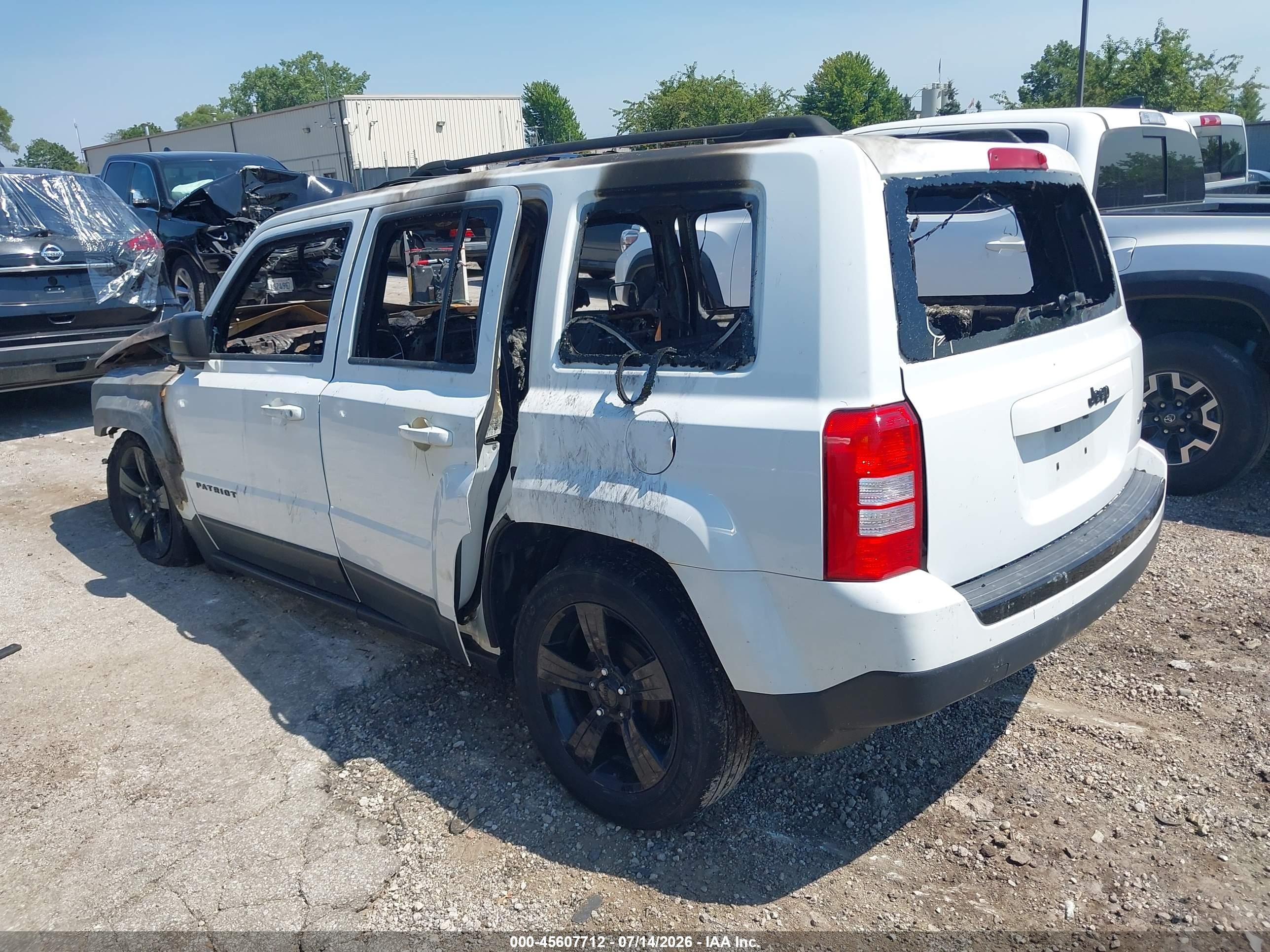 2015 Jeep Patriot Altitude Edition White vin: 1C4NJPBA1FD398399