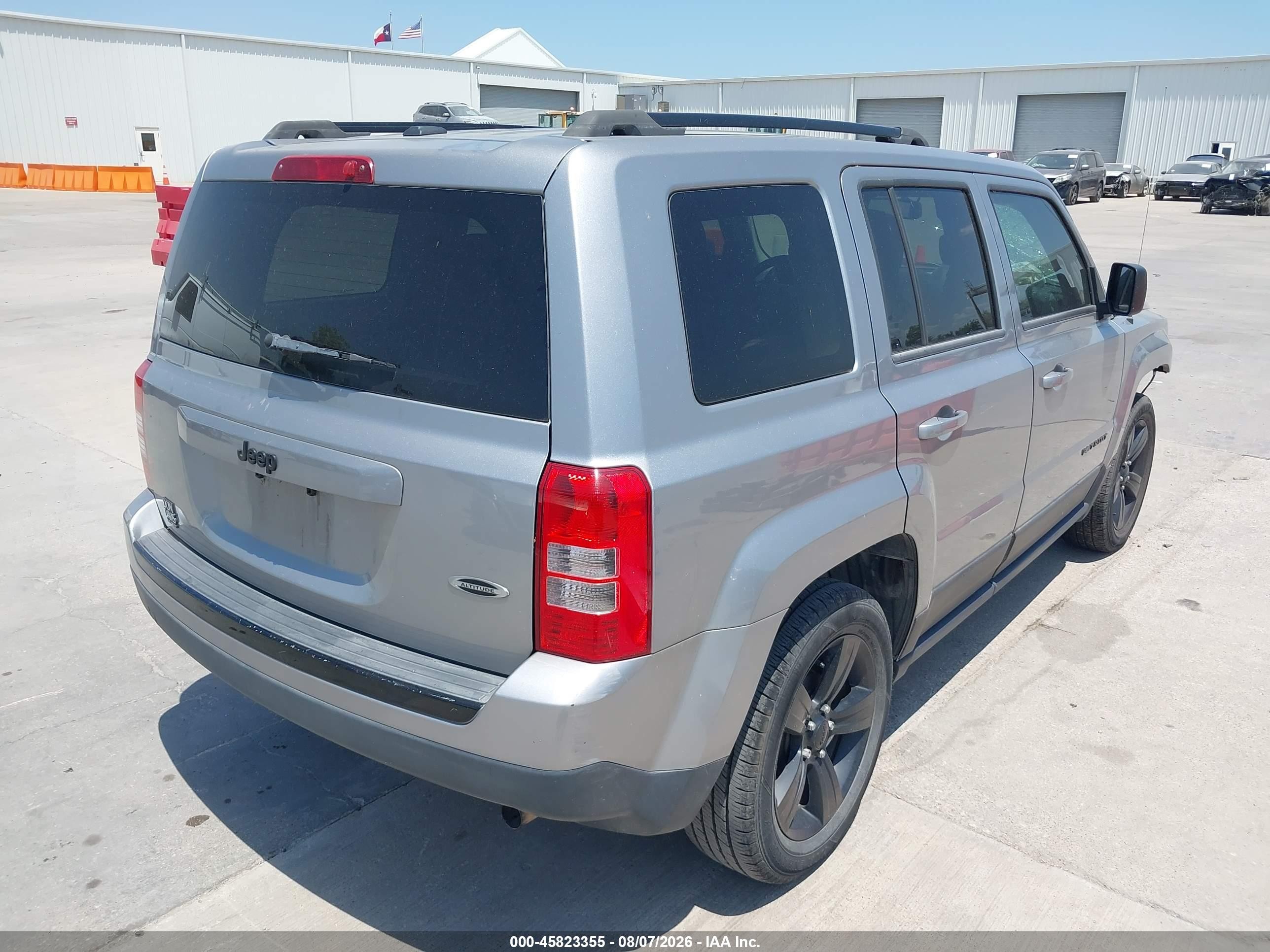 2015 Jeep Patriot Altitude Edition Серый vin: 1C4NJPBA1FD398516