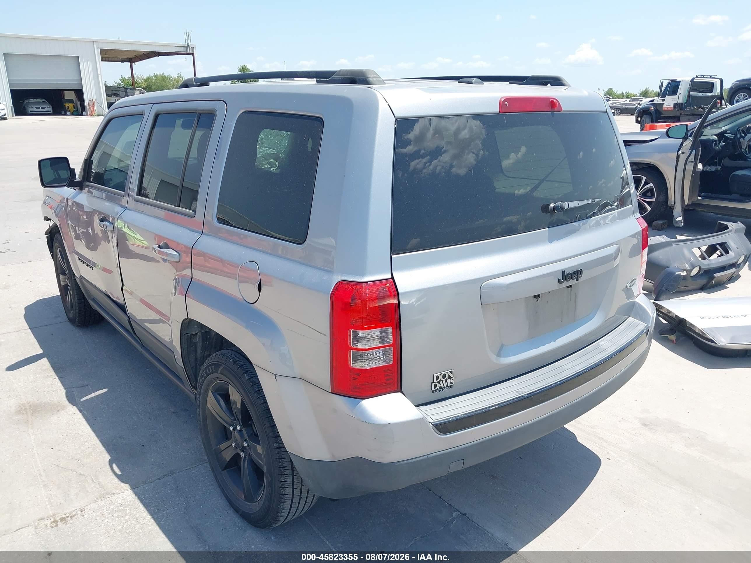 2015 Jeep Patriot Altitude Edition Серый vin: 1C4NJPBA1FD398516