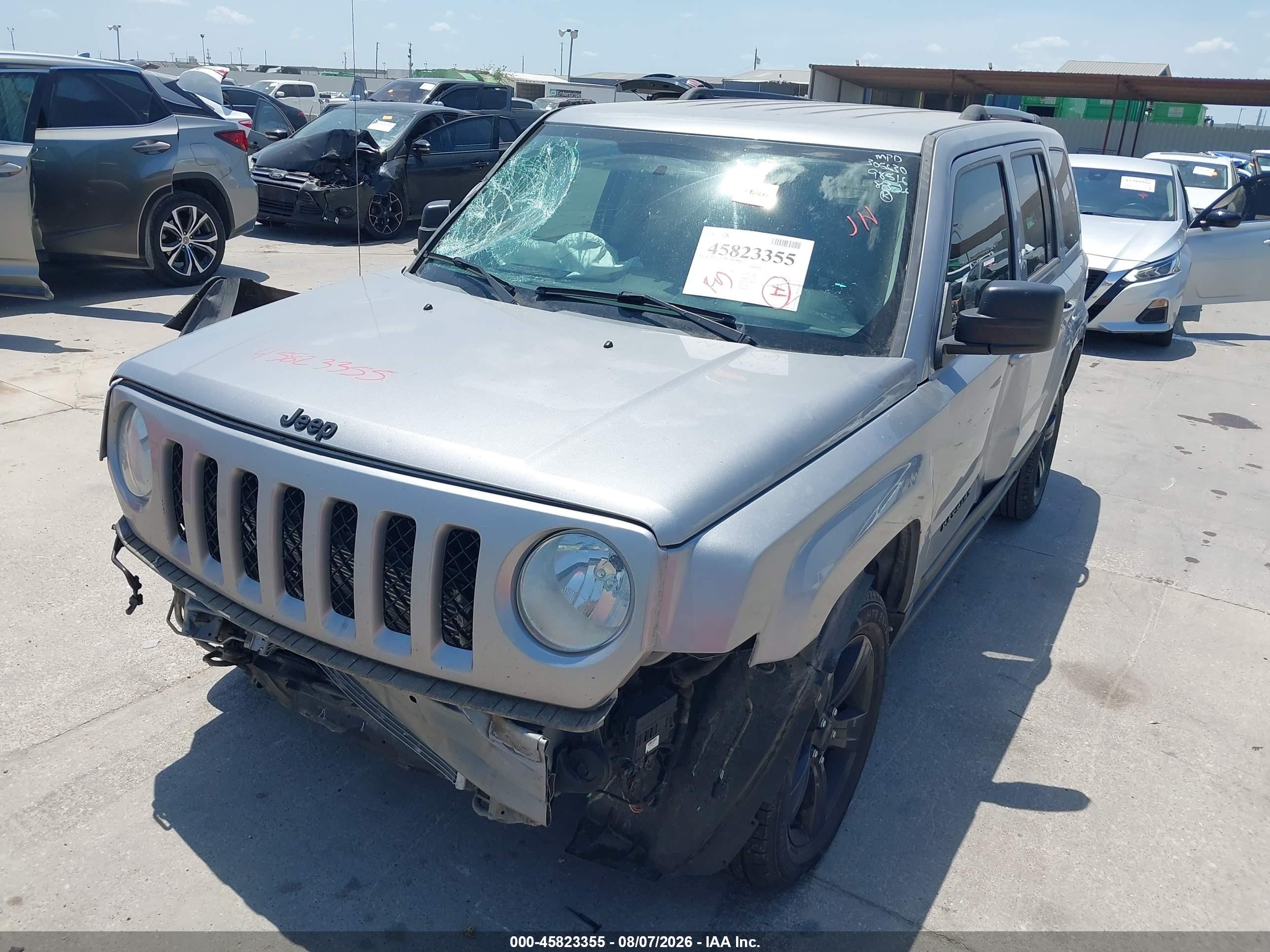 2015 Jeep Patriot Altitude Edition Серый vin: 1C4NJPBA1FD398516