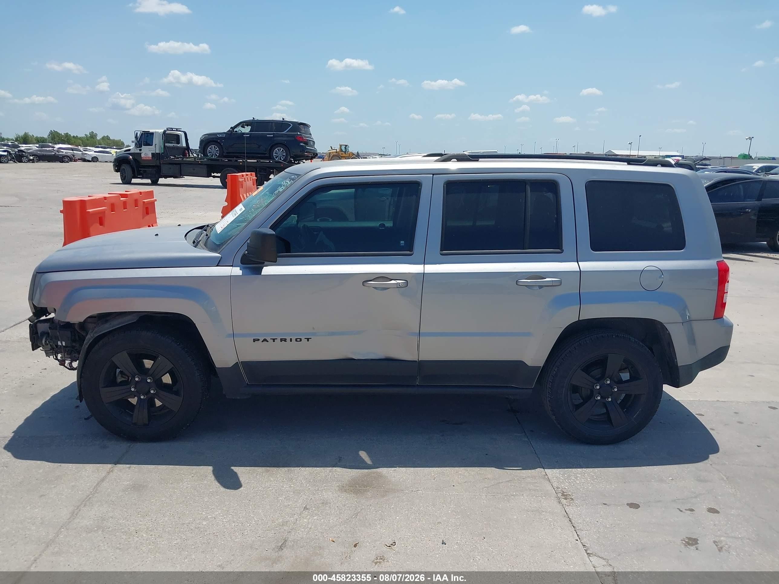 2015 Jeep Patriot Altitude Edition Серый vin: 1C4NJPBA1FD398516