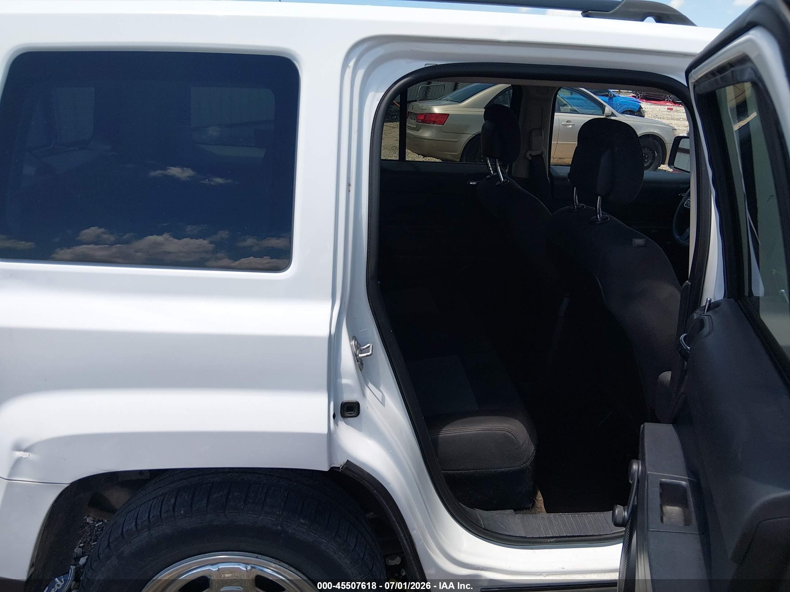 2015 Jeep Patriot Sport White vin: 1C4NJPBA1FD399584