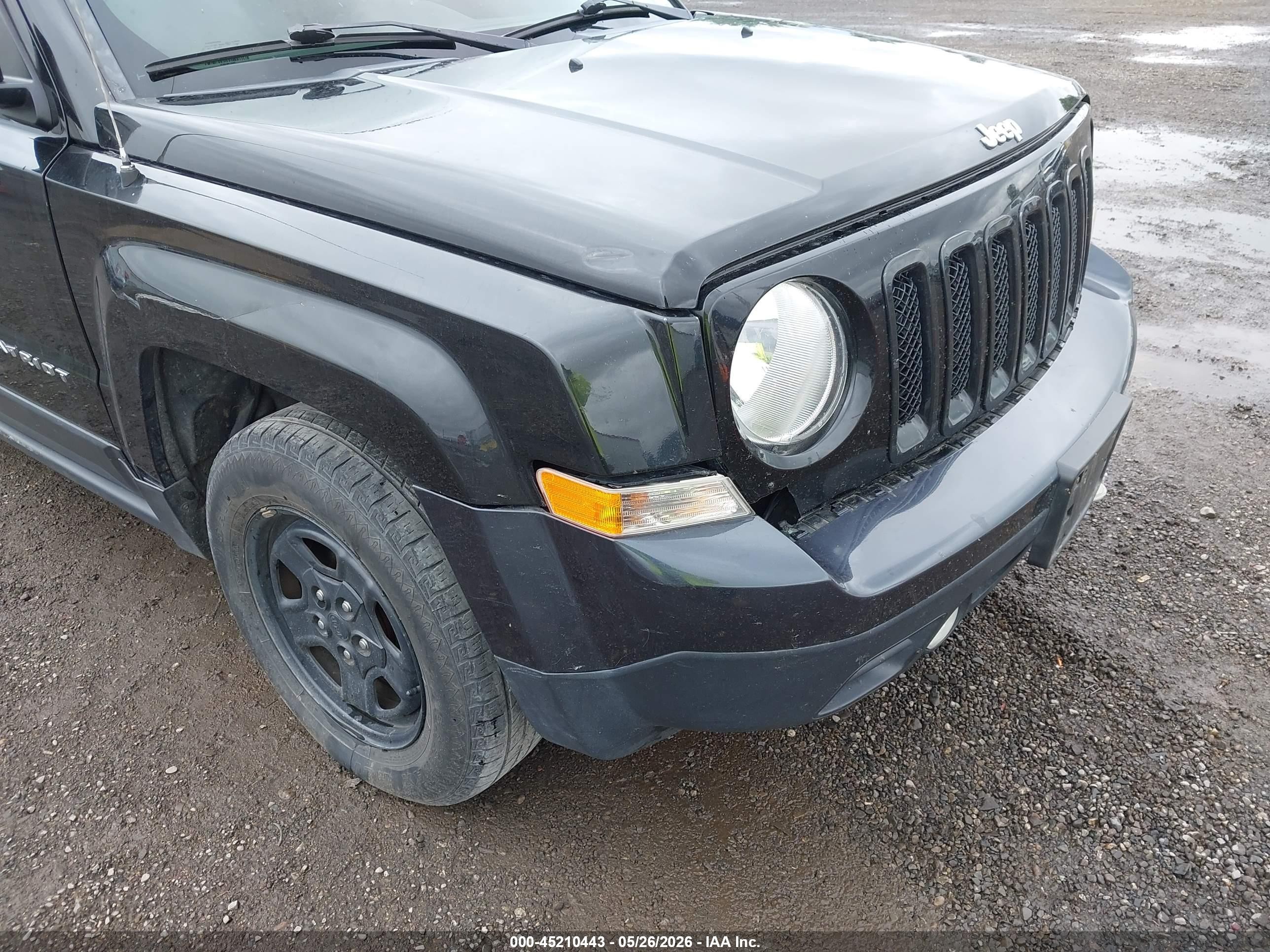 2016 Jeep Patriot Sport Black vin: 1C4NJPBA1GD546973