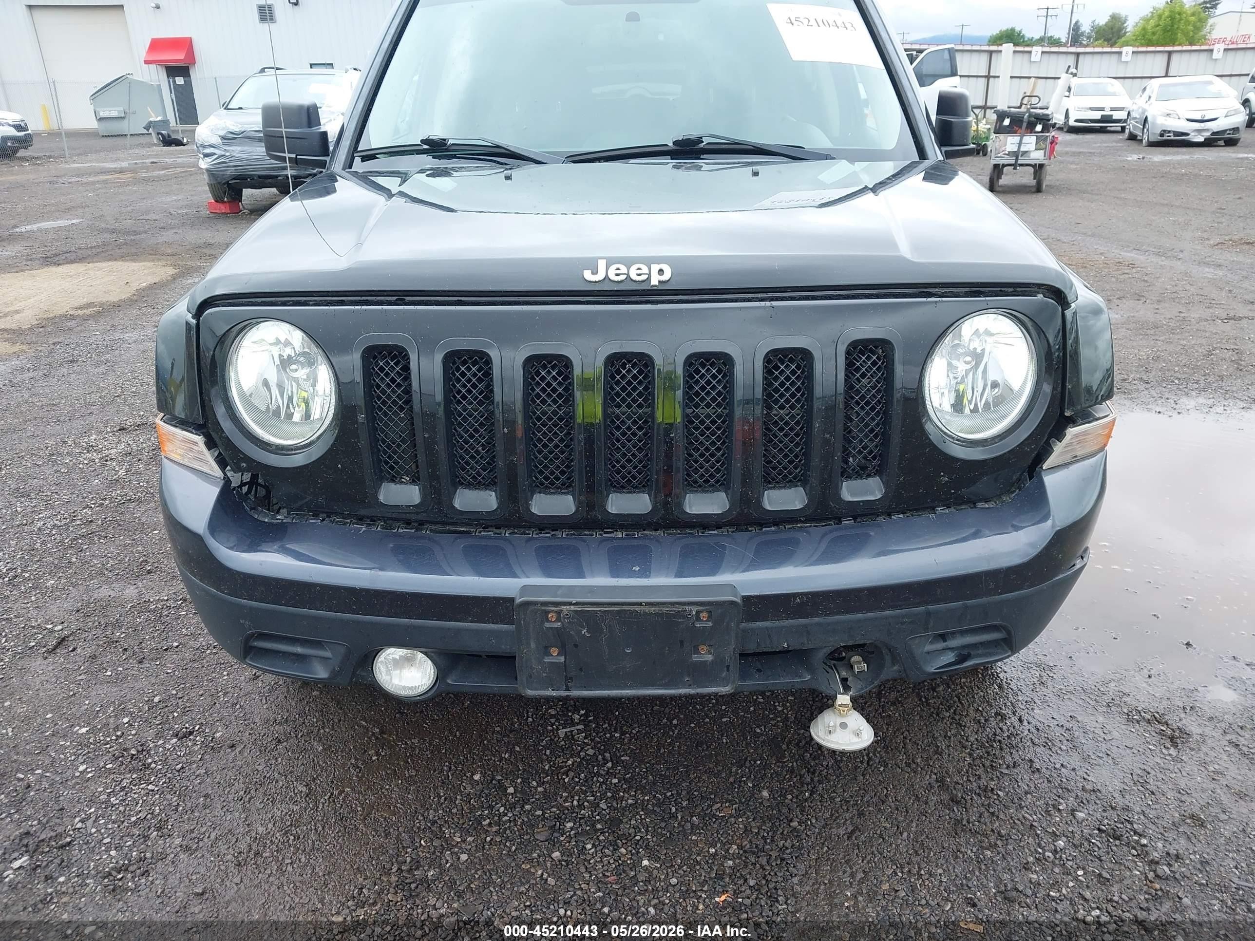 2016 Jeep Patriot Sport Black vin: 1C4NJPBA1GD546973