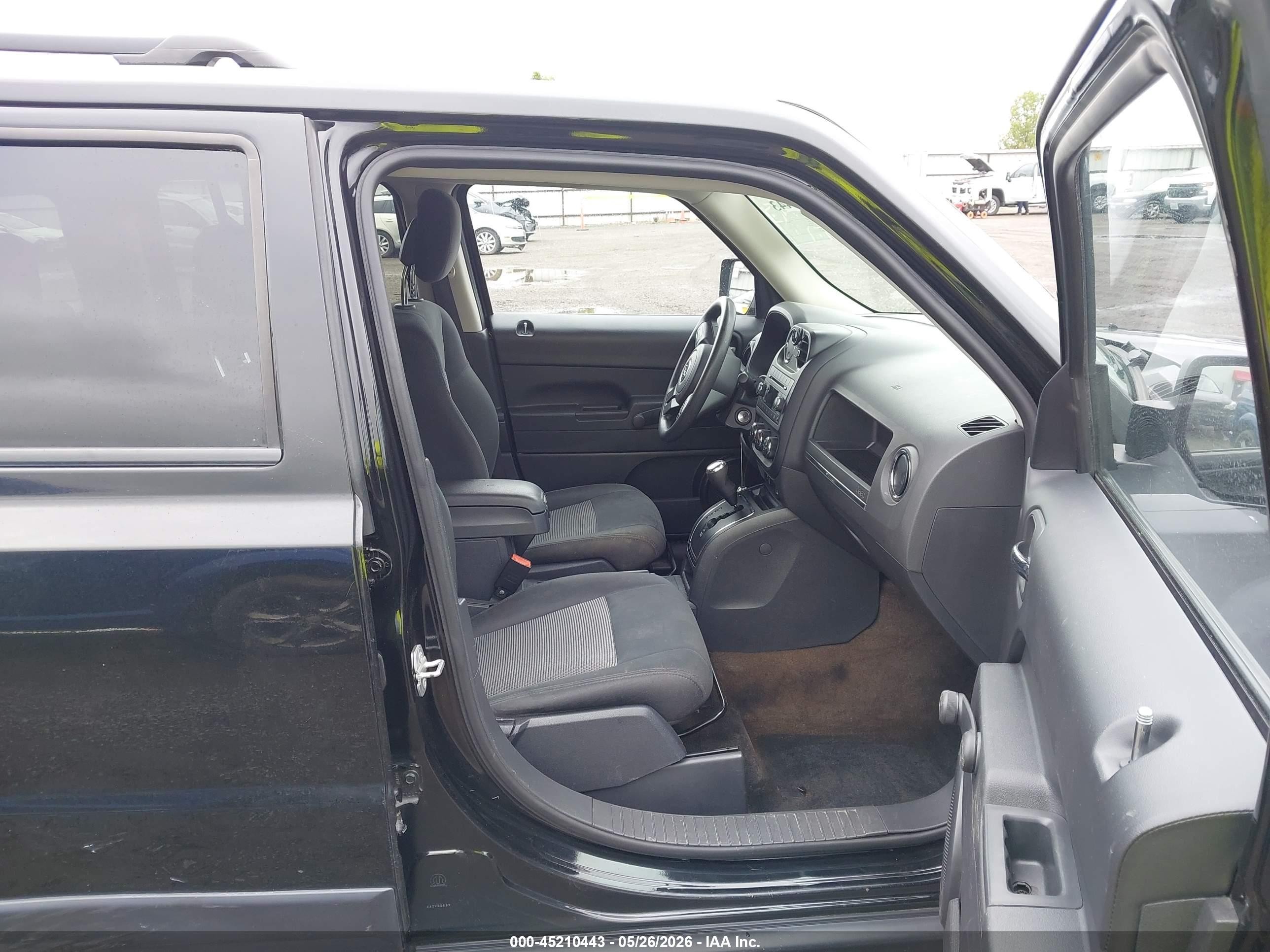 2016 Jeep Patriot Sport Black vin: 1C4NJPBA1GD546973