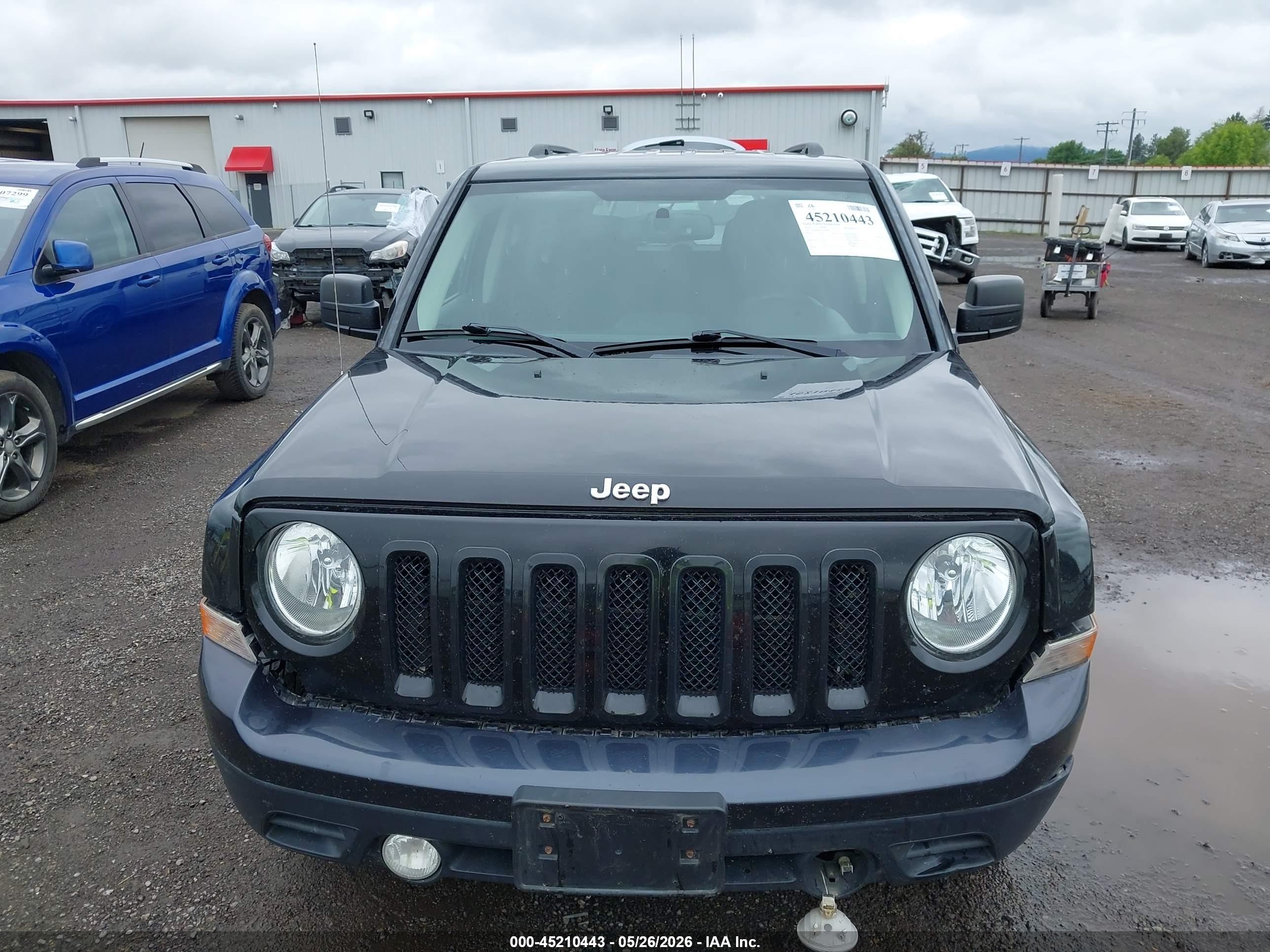 2016 Jeep Patriot Sport Black vin: 1C4NJPBA1GD546973