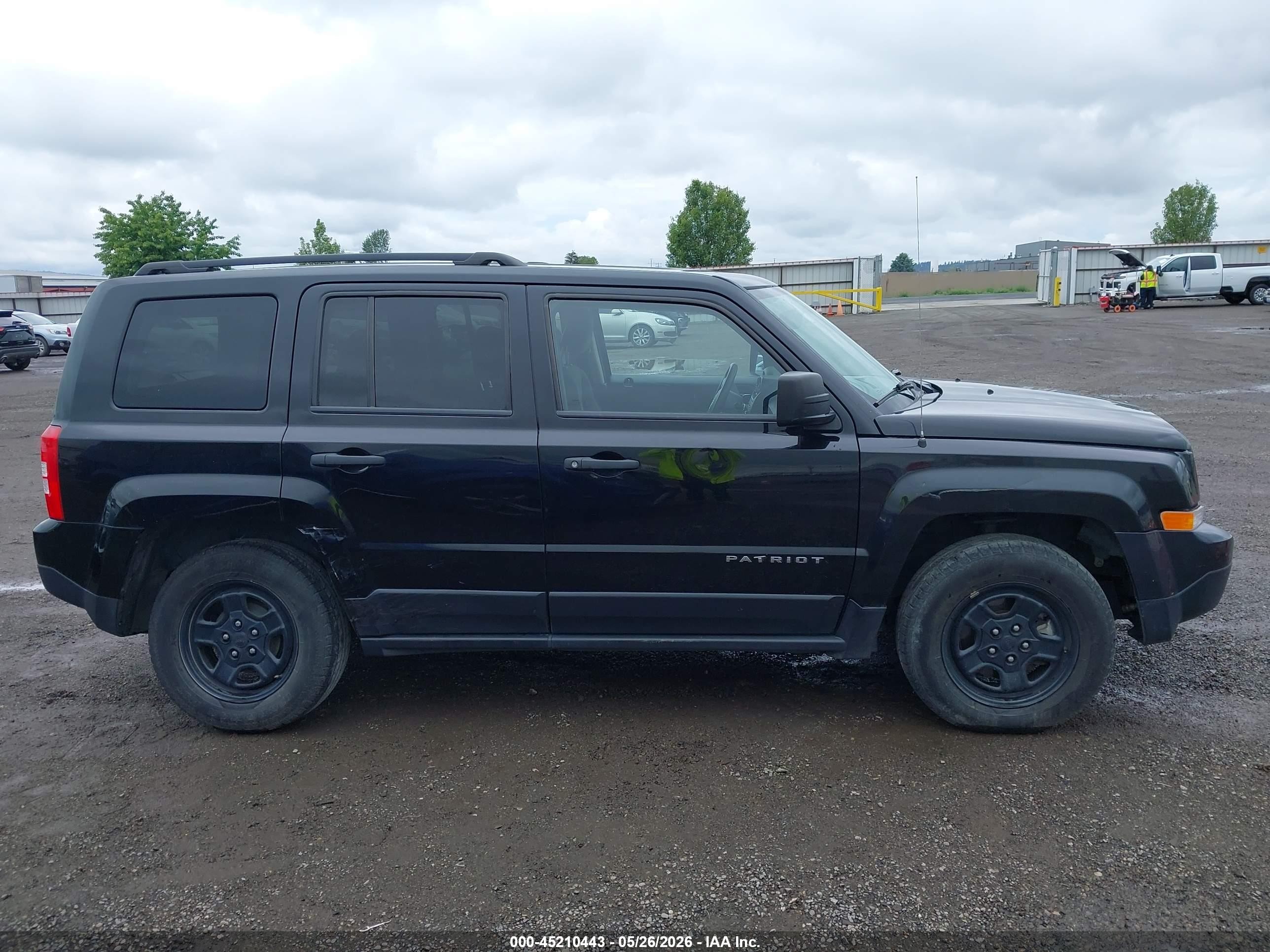 2016 Jeep Patriot Sport Black vin: 1C4NJPBA1GD546973