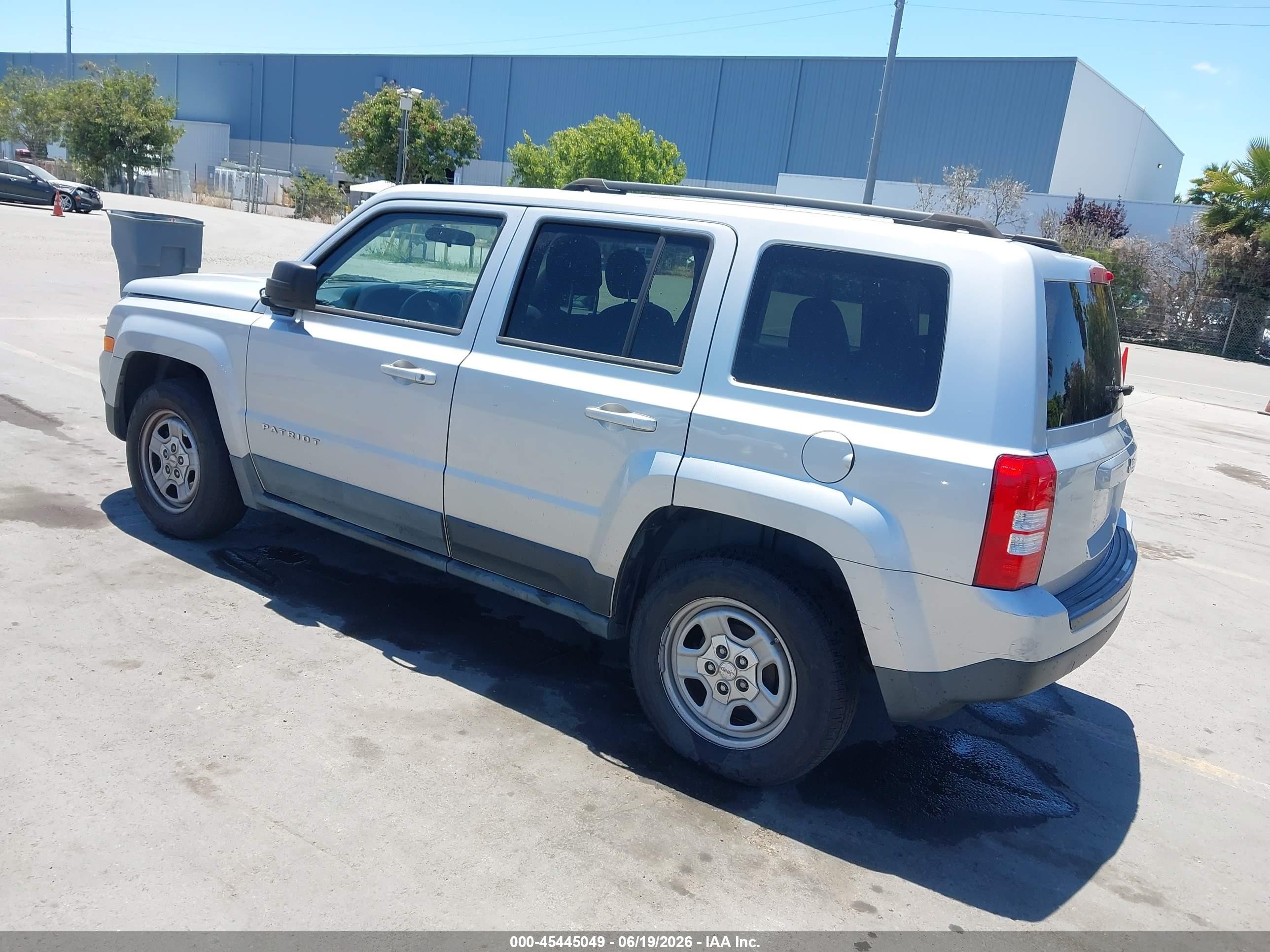 2012 Jeep Patriot Sport Silver vin: 1C4NJPBA2CD515323