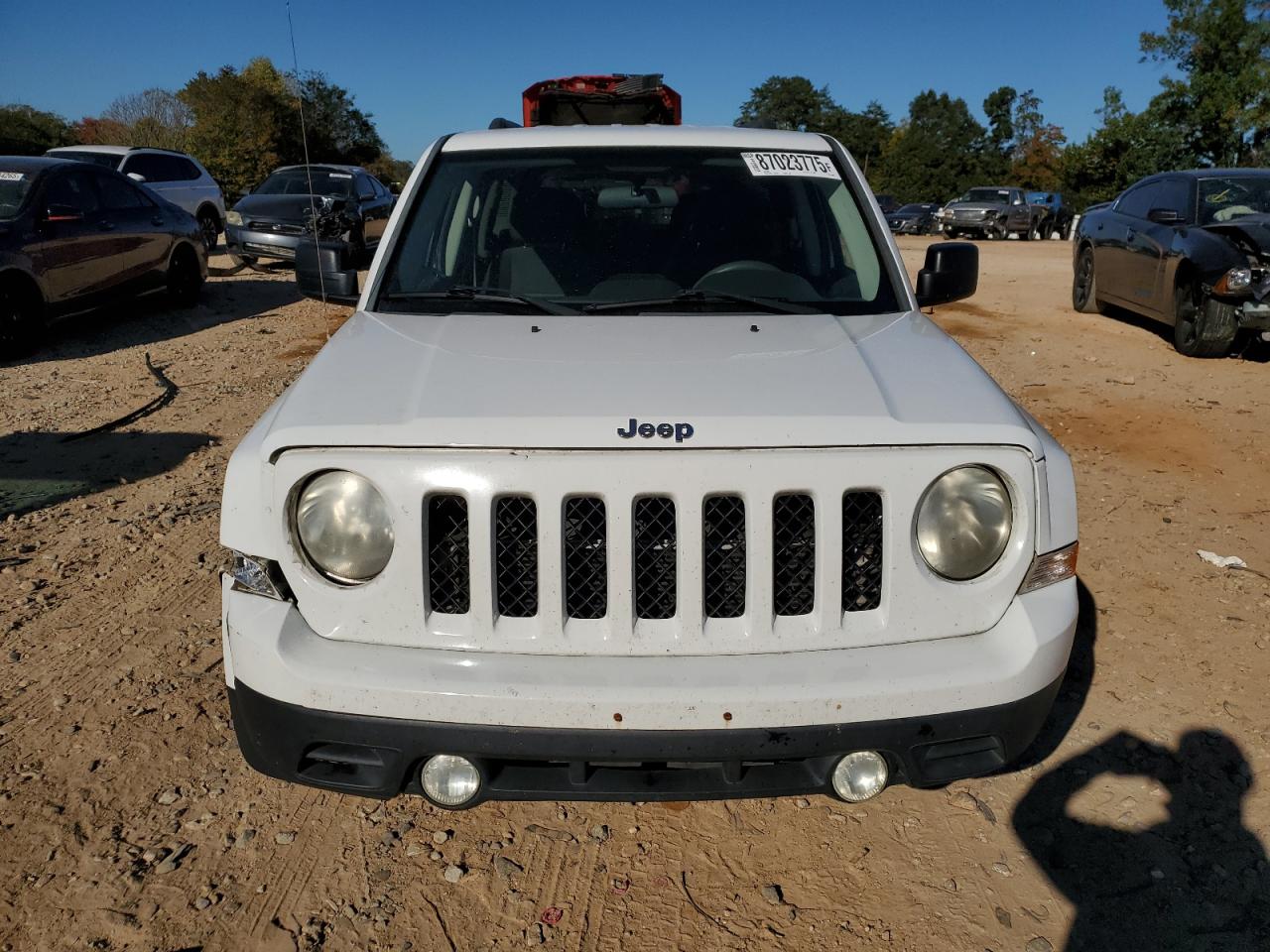 2012 Jeep Patriot Sport White vin: 1C4NJPBA2CD553909