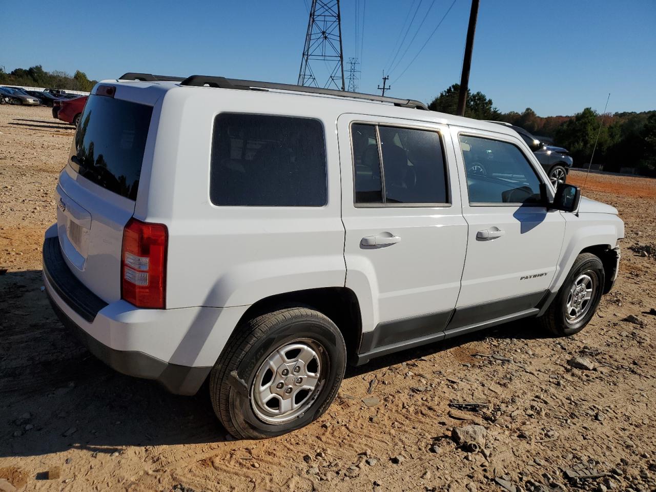 2012 Jeep Patriot Sport White vin: 1C4NJPBA2CD553909