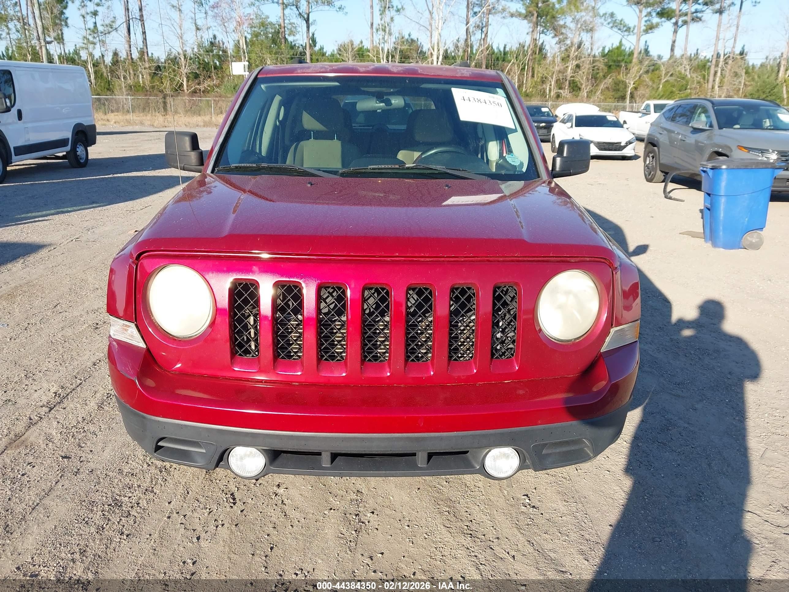 2012 Jeep Patriot Sport Red vin: 1C4NJPBA2CD590555