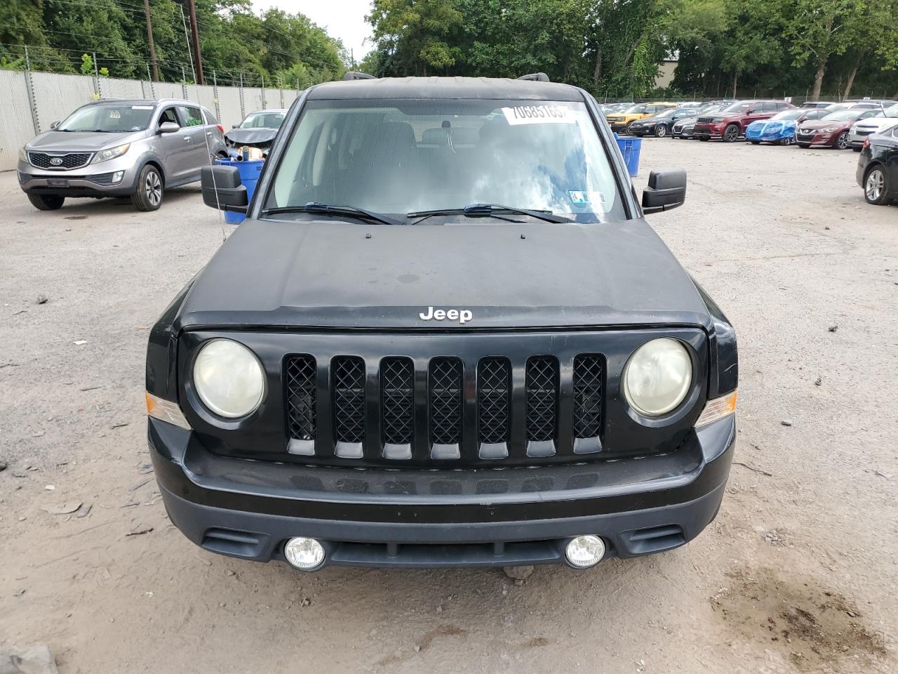 2012 Jeep Patriot Black vin: 1C4NJPBA2CD615163