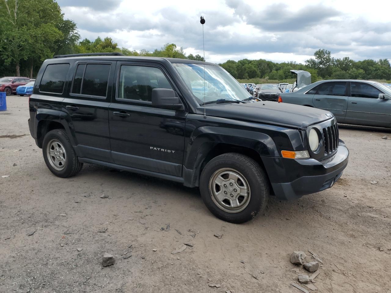 2012 Jeep Patriot Black vin: 1C4NJPBA2CD615163