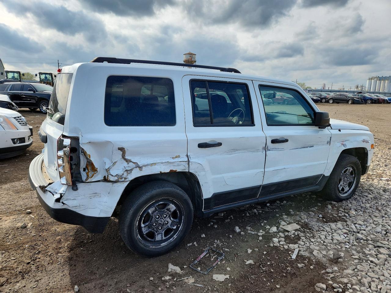 2012 Jeep Patriot Sport White vin: 1C4NJPBA2CD642900