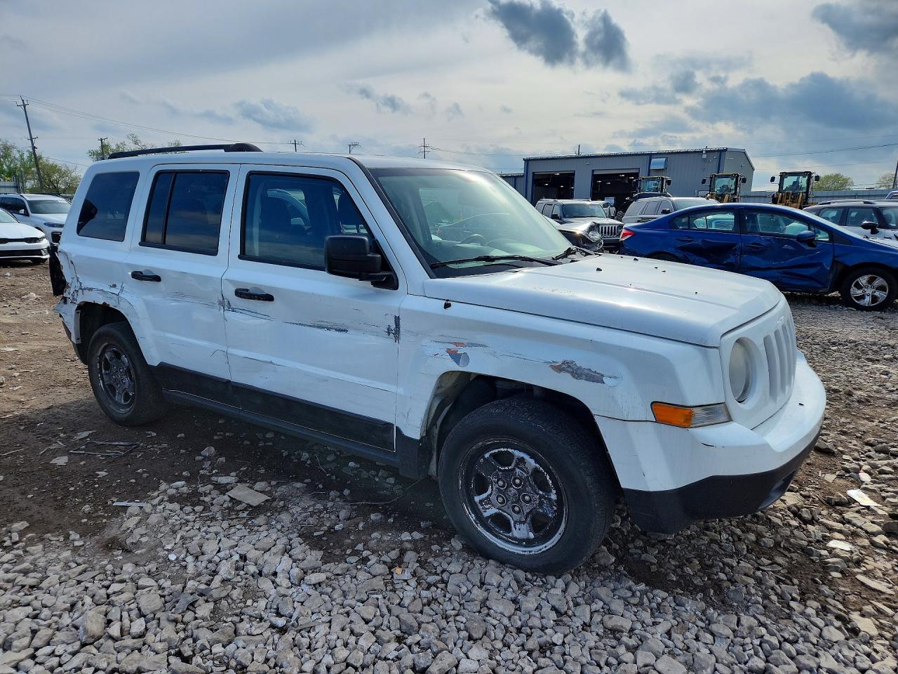 2012 Jeep Patriot Sport White vin: 1C4NJPBA2CD642900