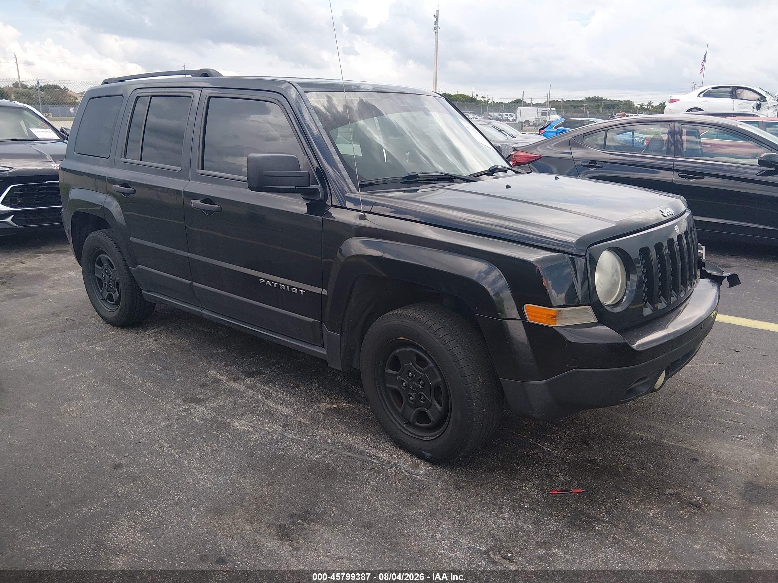 2012 Jeep Patriot Sport Black vin: 1C4NJPBA2CD673855