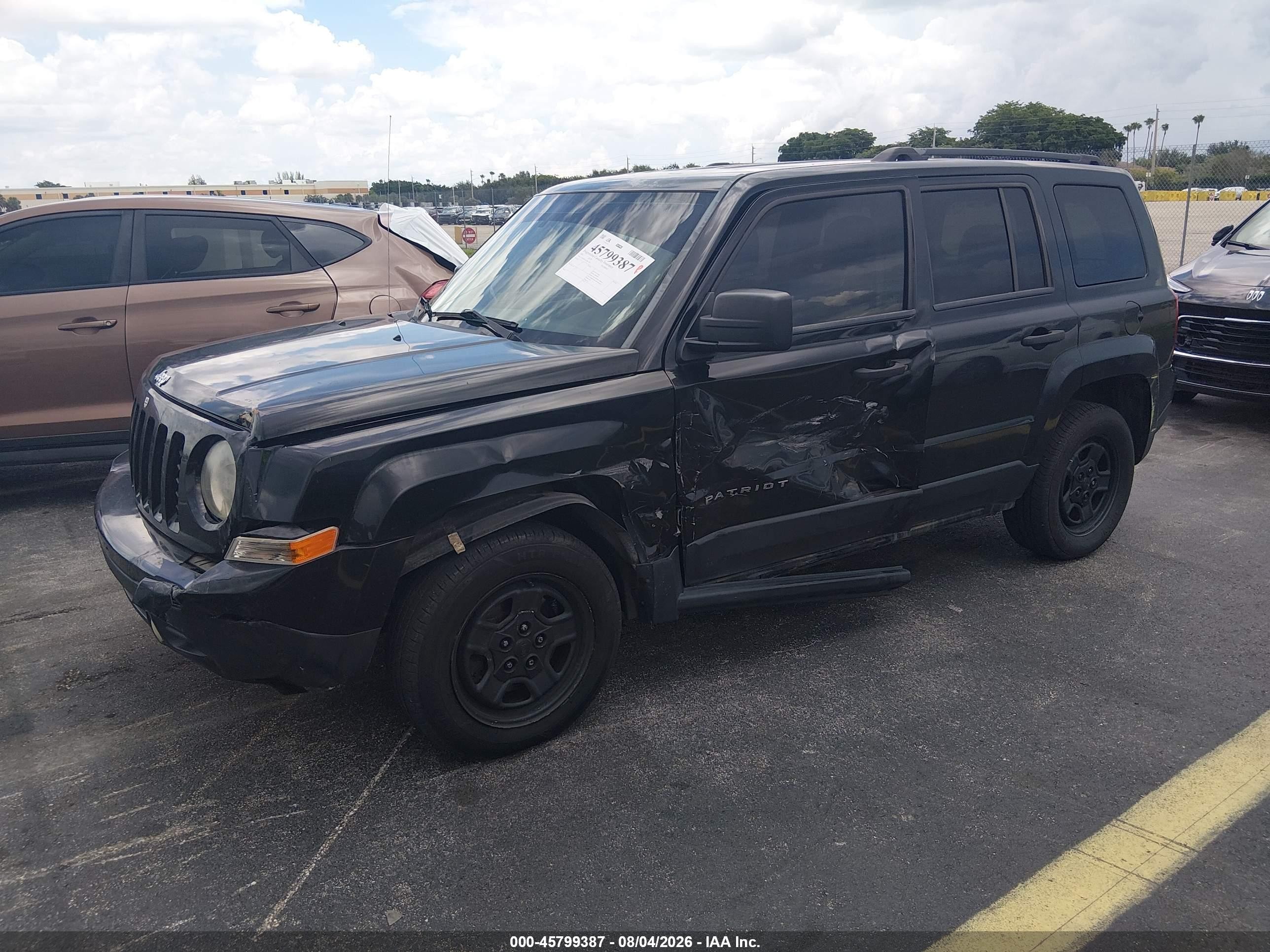 2012 Jeep Patriot Sport Black vin: 1C4NJPBA2CD673855
