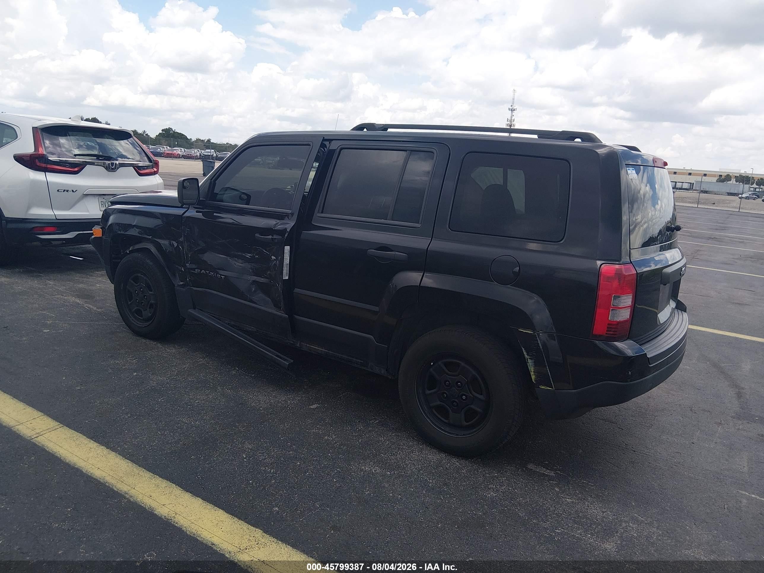 2012 Jeep Patriot Sport Black vin: 1C4NJPBA2CD673855