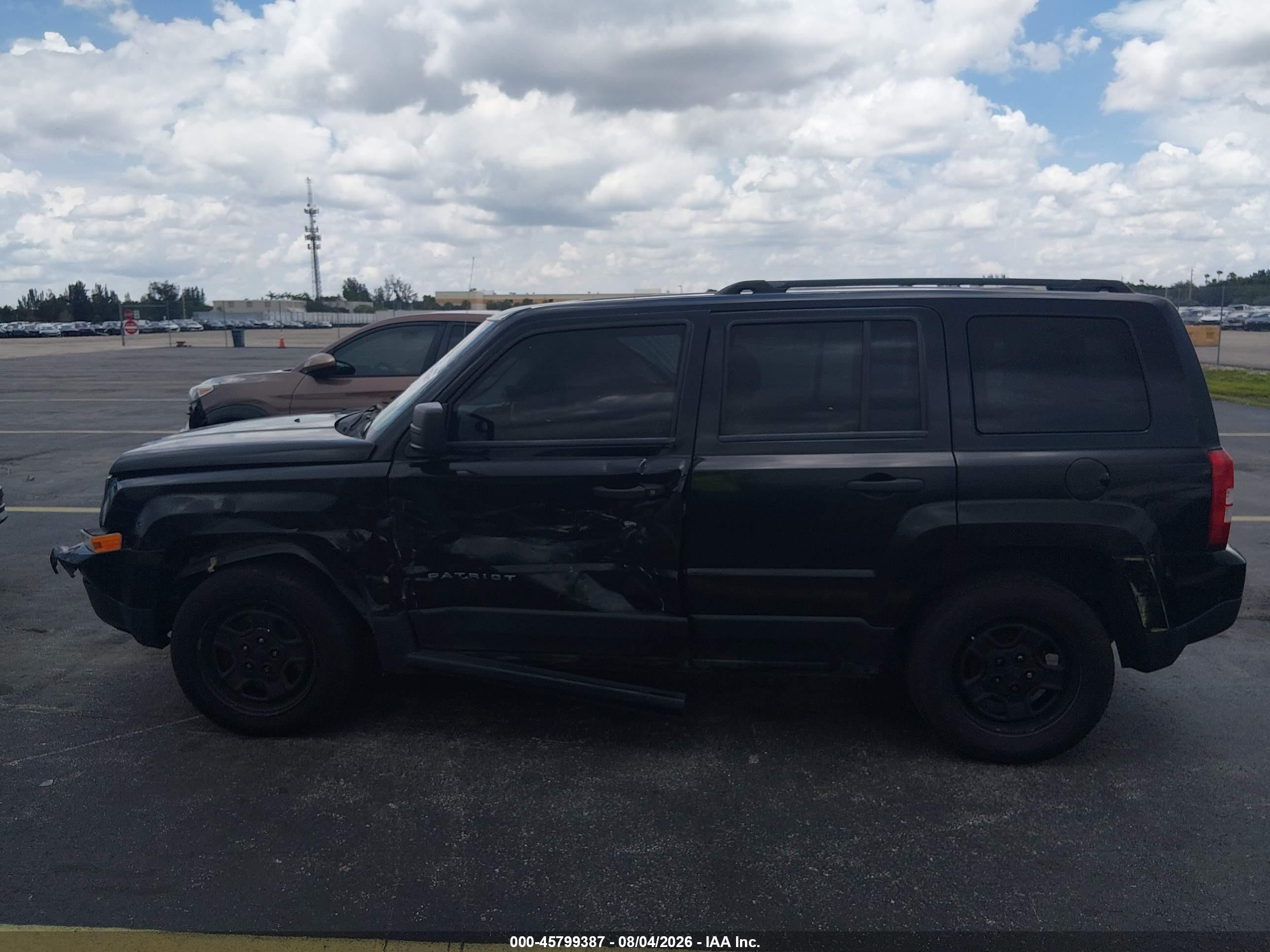 2012 Jeep Patriot Sport Black vin: 1C4NJPBA2CD673855