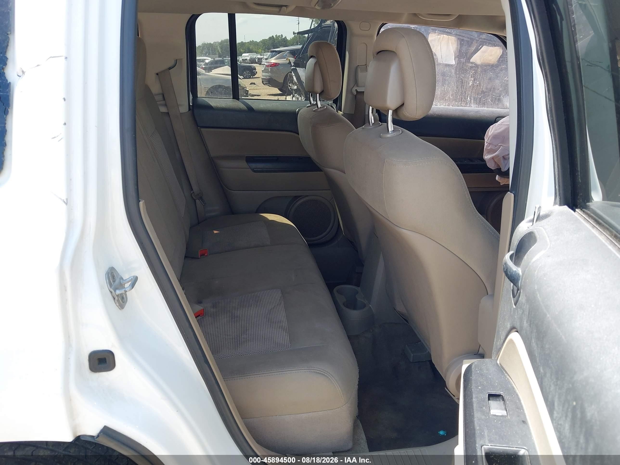 2012 Jeep Patriot Sport White vin: 1C4NJPBA2CD674214