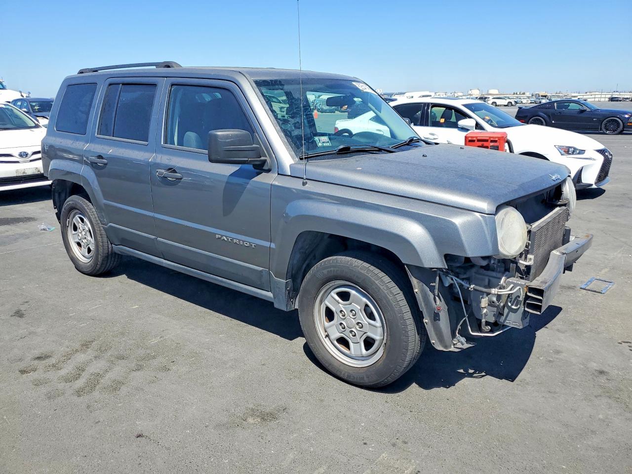 2012 Jeep Patriot Sport Gray vin: 1C4NJPBA2CD683978