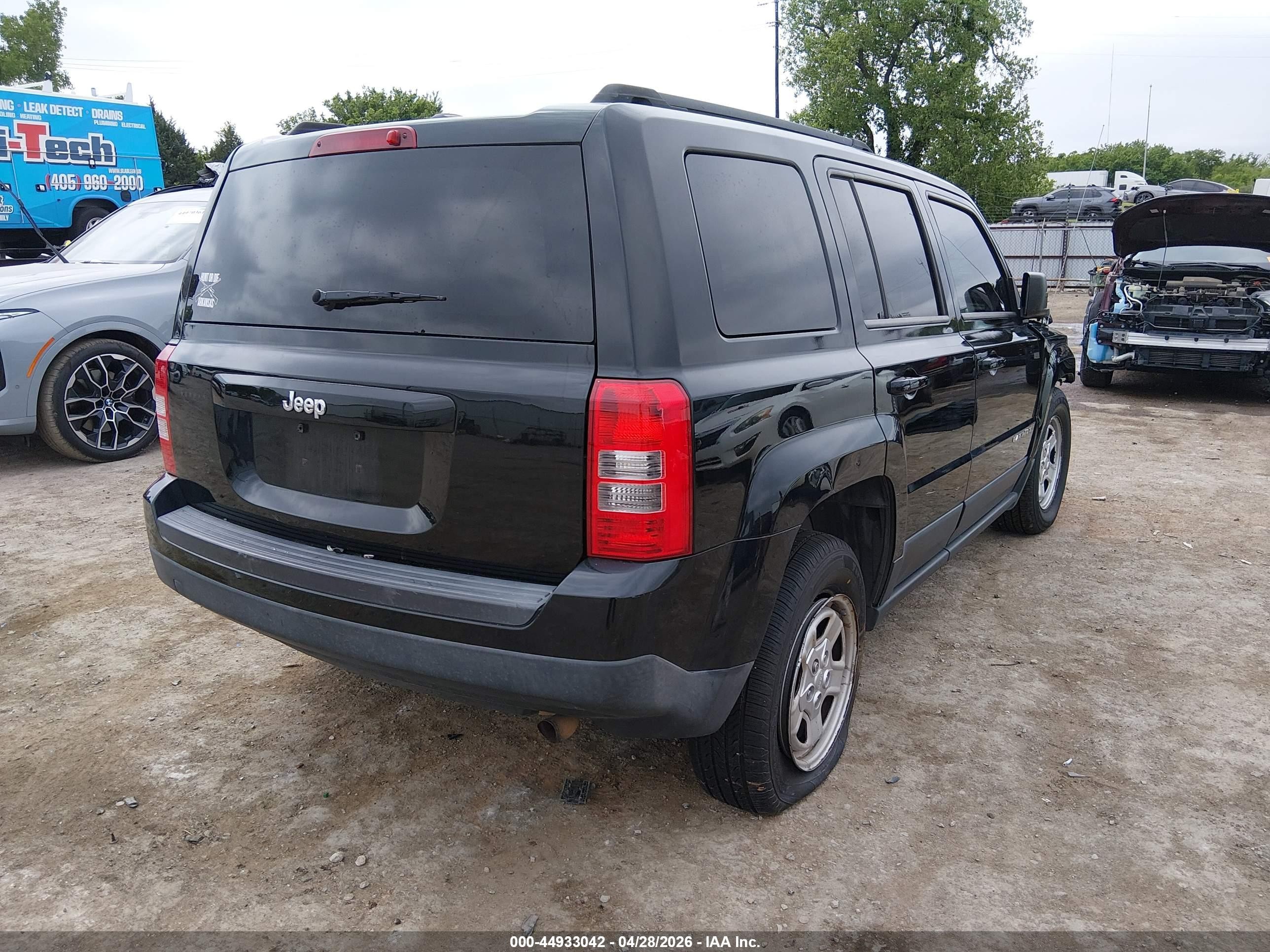 2014 Jeep Patriot Sport Black vin: 1C4NJPBA2ED533355