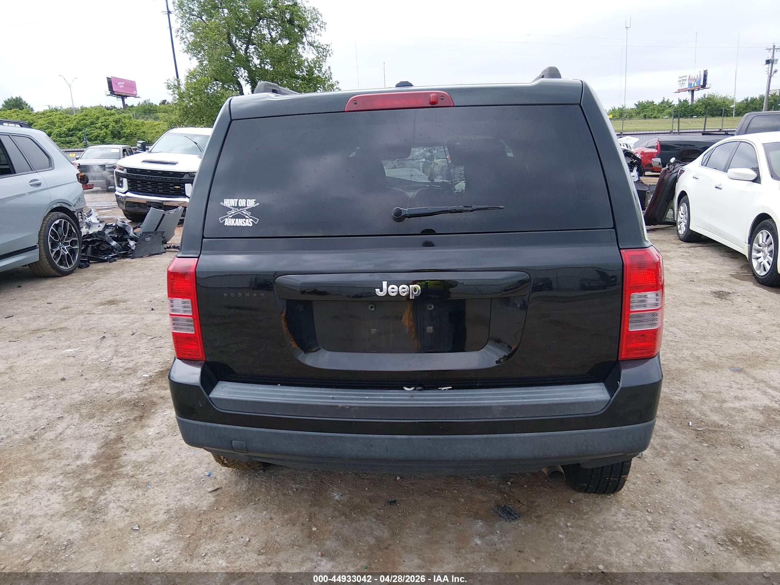 2014 Jeep Patriot Sport Black vin: 1C4NJPBA2ED533355
