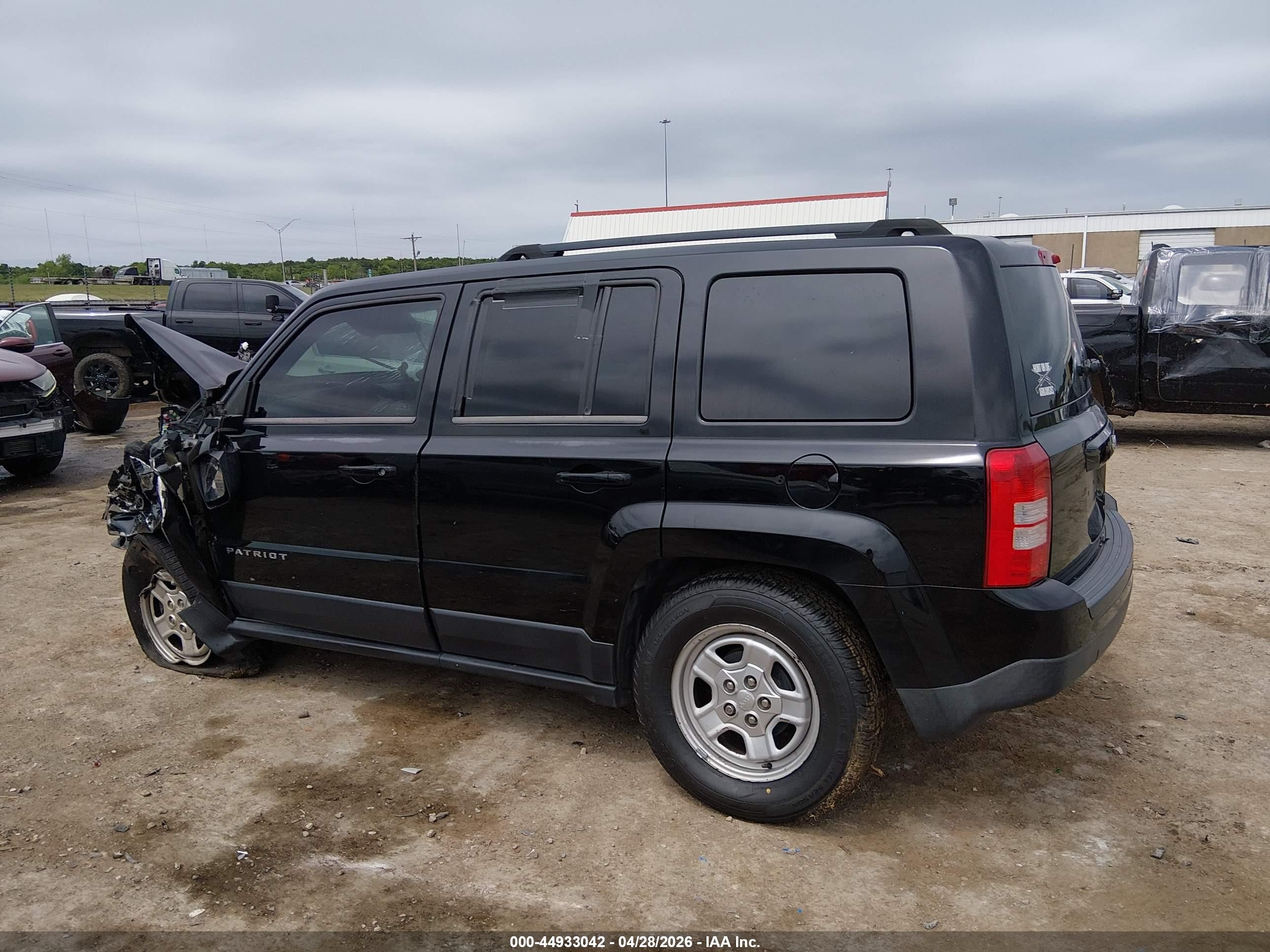 2014 Jeep Patriot Sport Black vin: 1C4NJPBA2ED533355