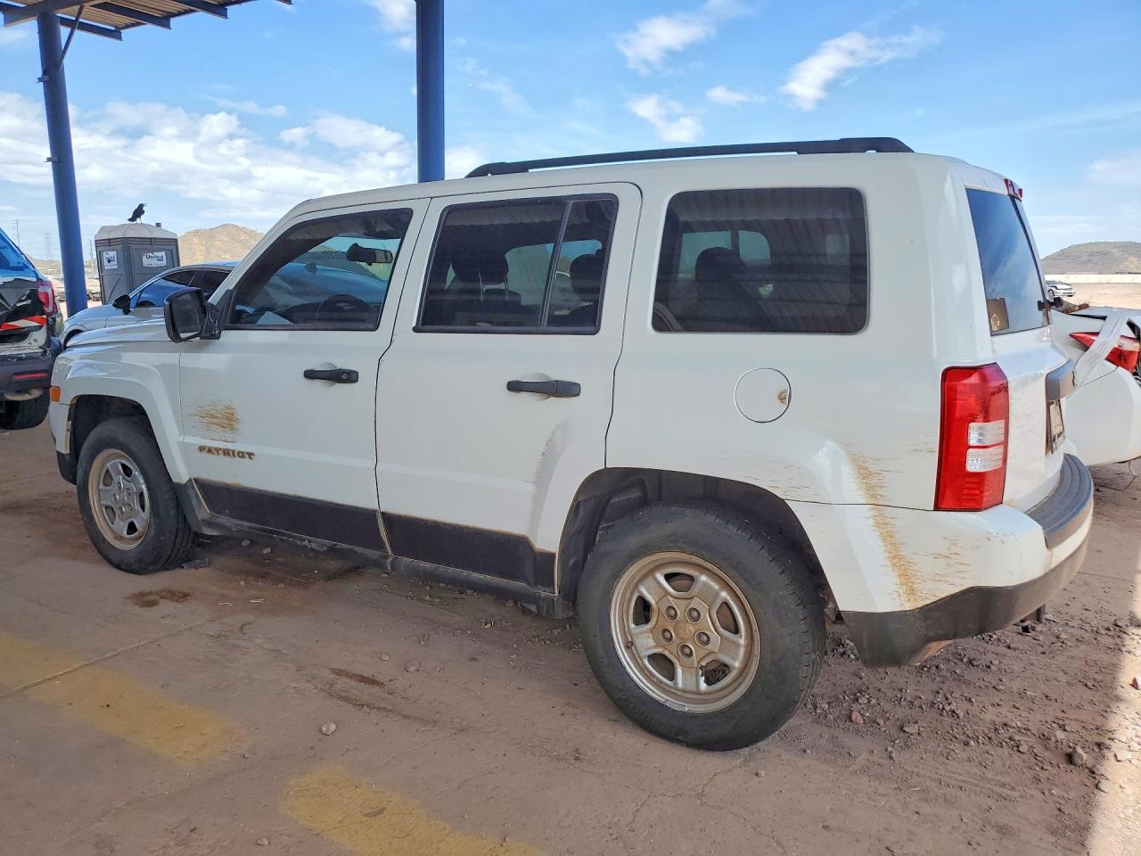 2014 Jeep Patriot Sport White vin: 1C4NJPBA2ED547529
