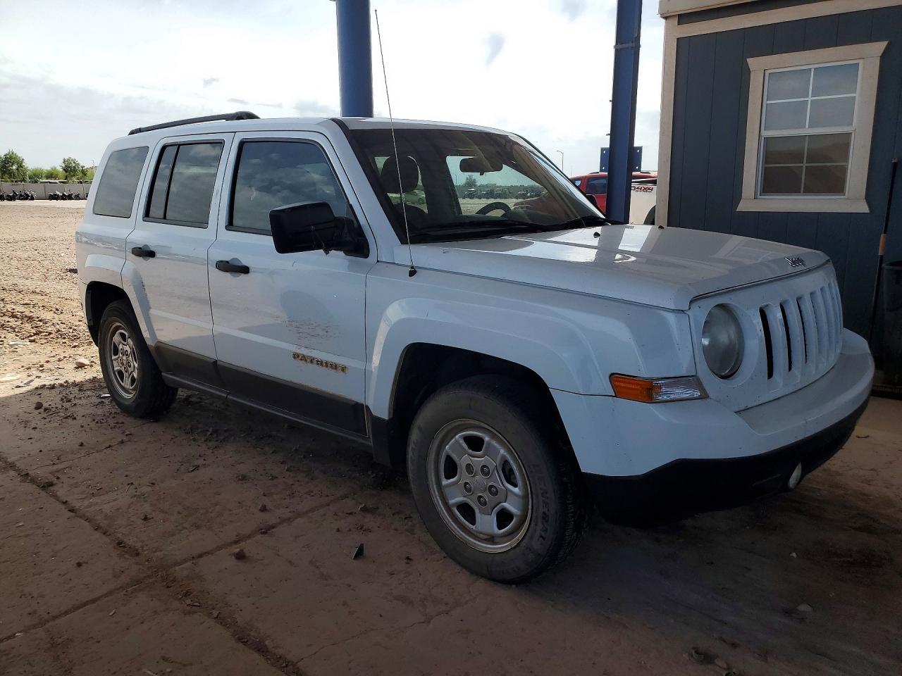 2014 Jeep Patriot Sport White vin: 1C4NJPBA2ED547529