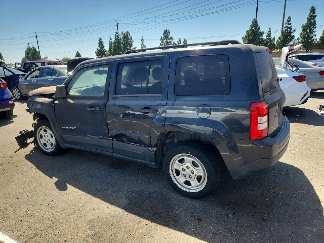 2014 Jeep Patriot Sport Gray vin: 1C4NJPBA2ED619779