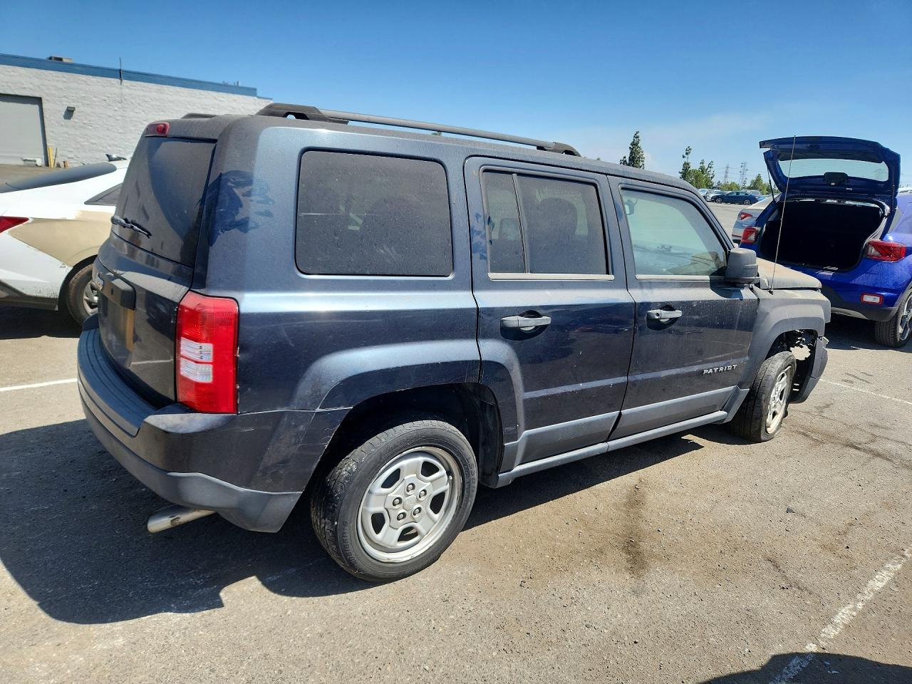 2014 Jeep Patriot Sport Gray vin: 1C4NJPBA2ED619779