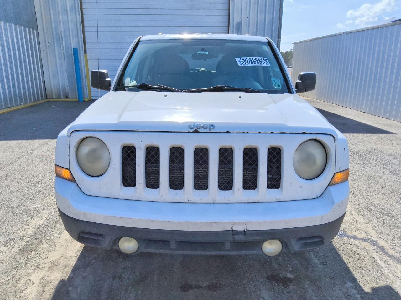 2014 Jeep Patriot Sport White vin: 1C4NJPBA2ED881382