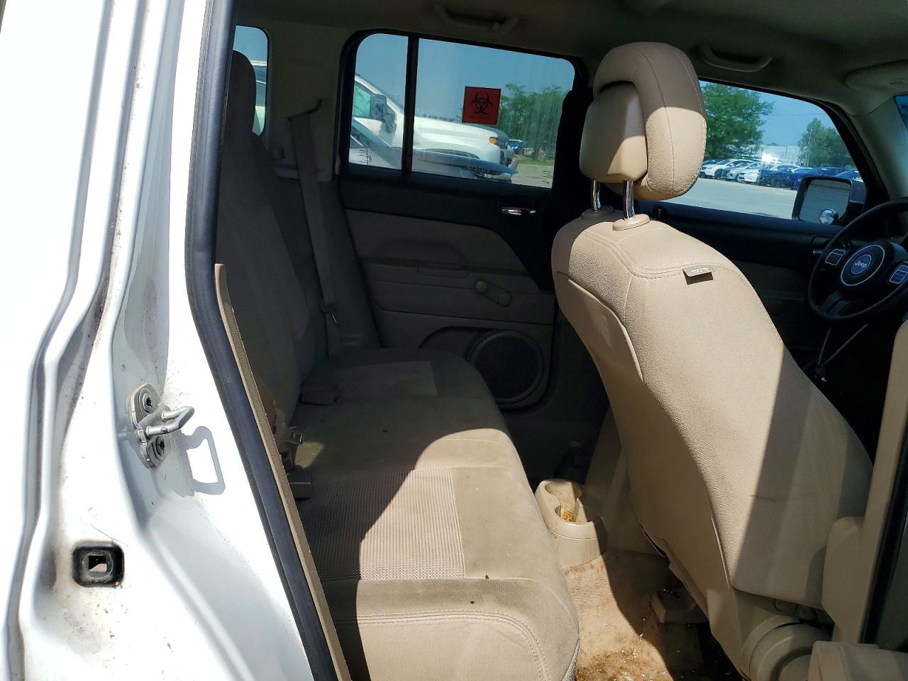 2014 Jeep Patriot Sport White vin: 1C4NJPBA2ED881477