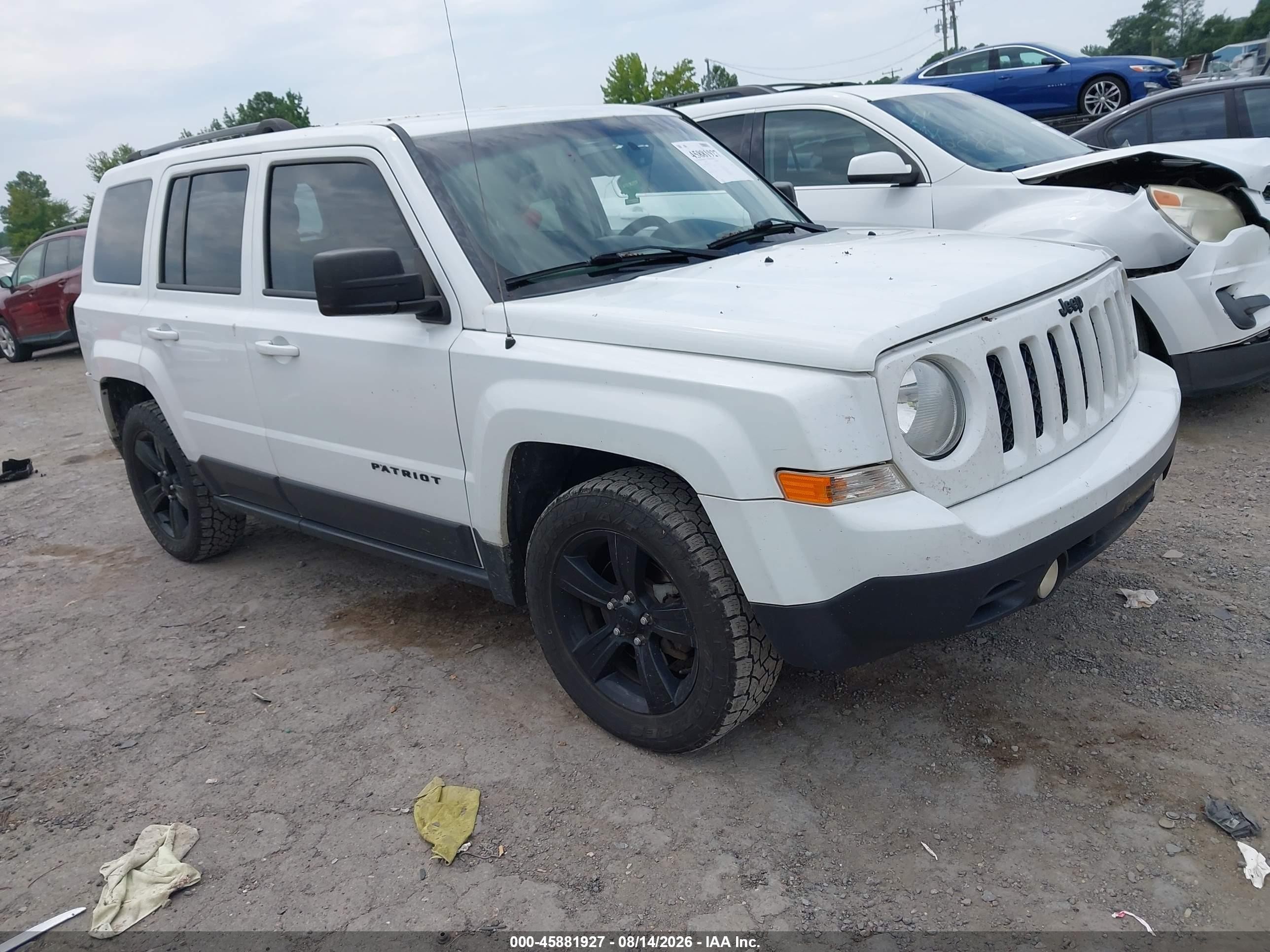 2015 Jeep Patriot Altitude Edition White vin: 1C4NJPBA2FD156947